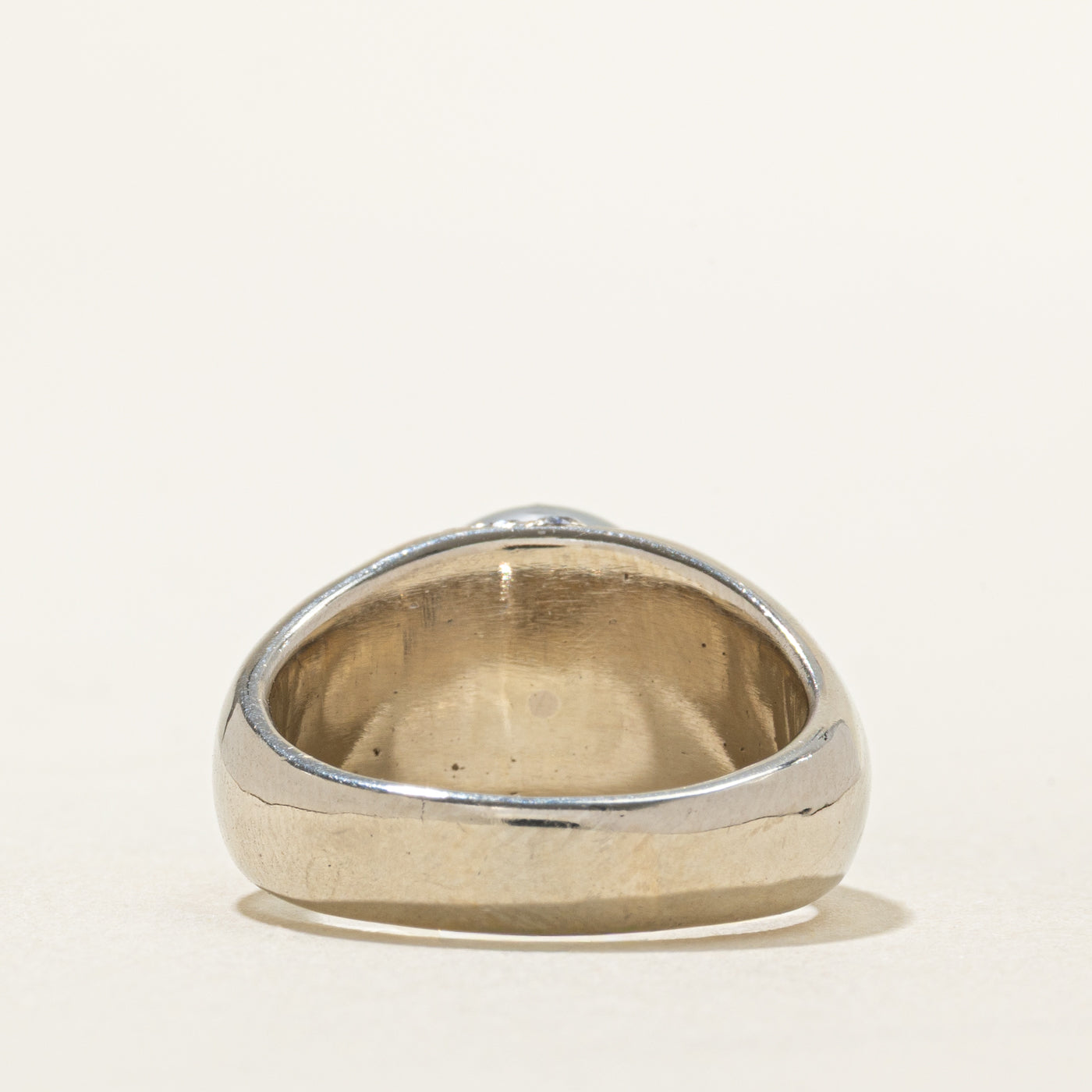 Pearl & Diamond Ladies Dome Ring | 0.42 ctw, SZ 7 |