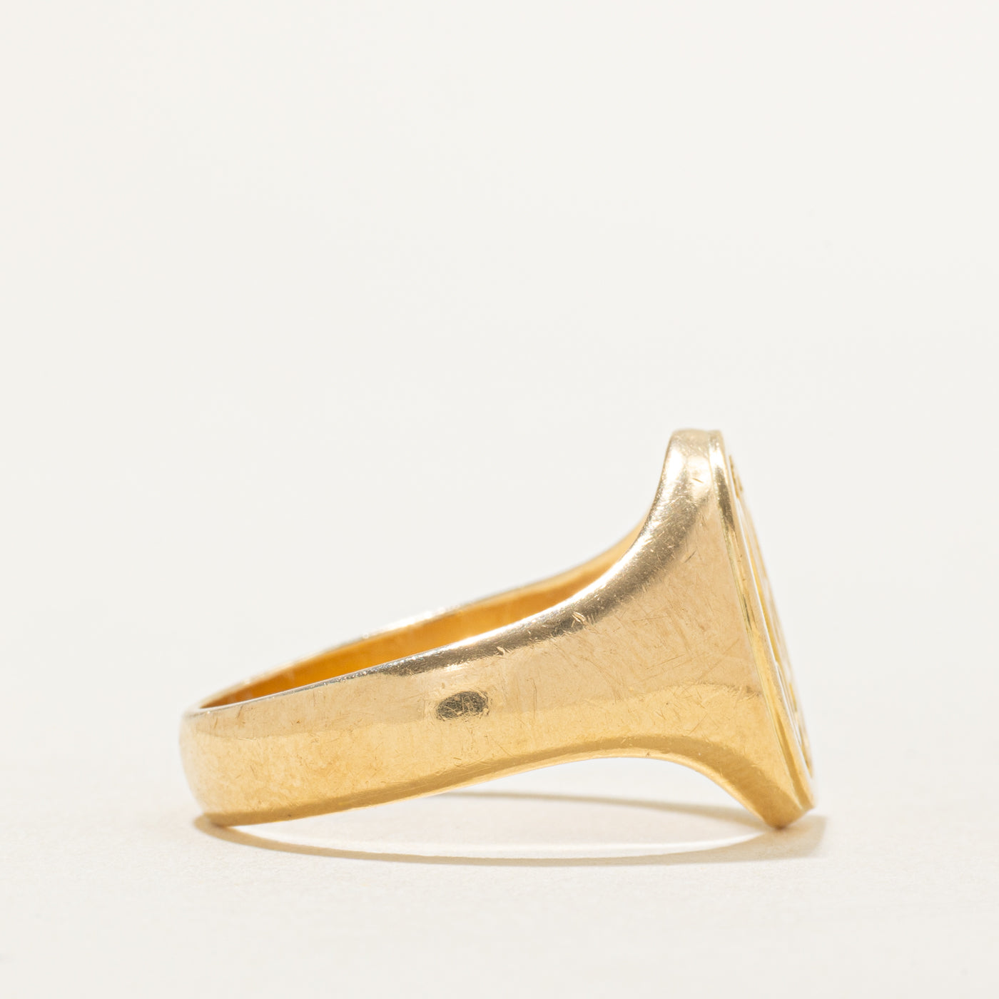 Cavelti' Oval Signet Ring | SZ 9.75 |