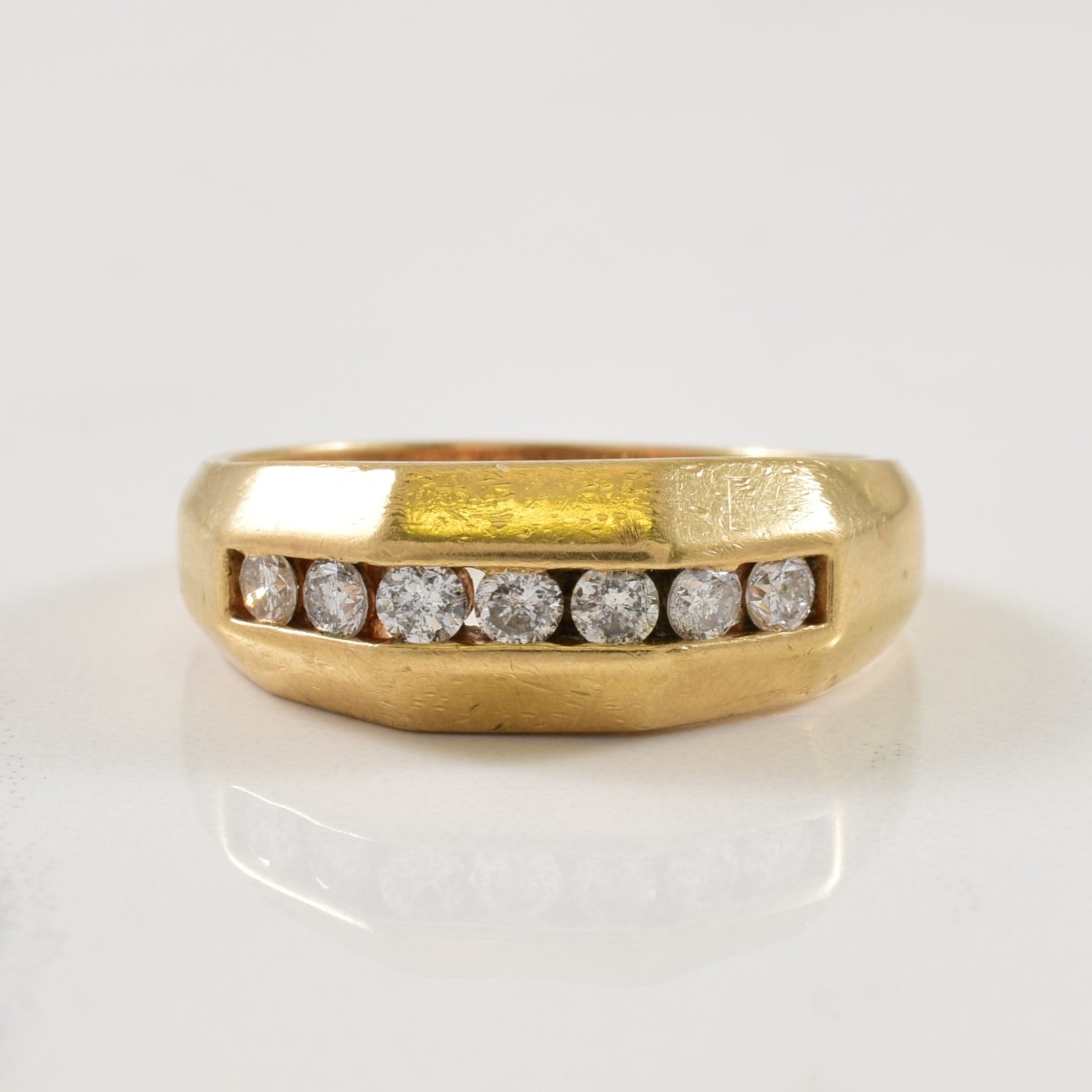Channel Set Diamond Ring | 0.38ctw | SZ 10.25 |
