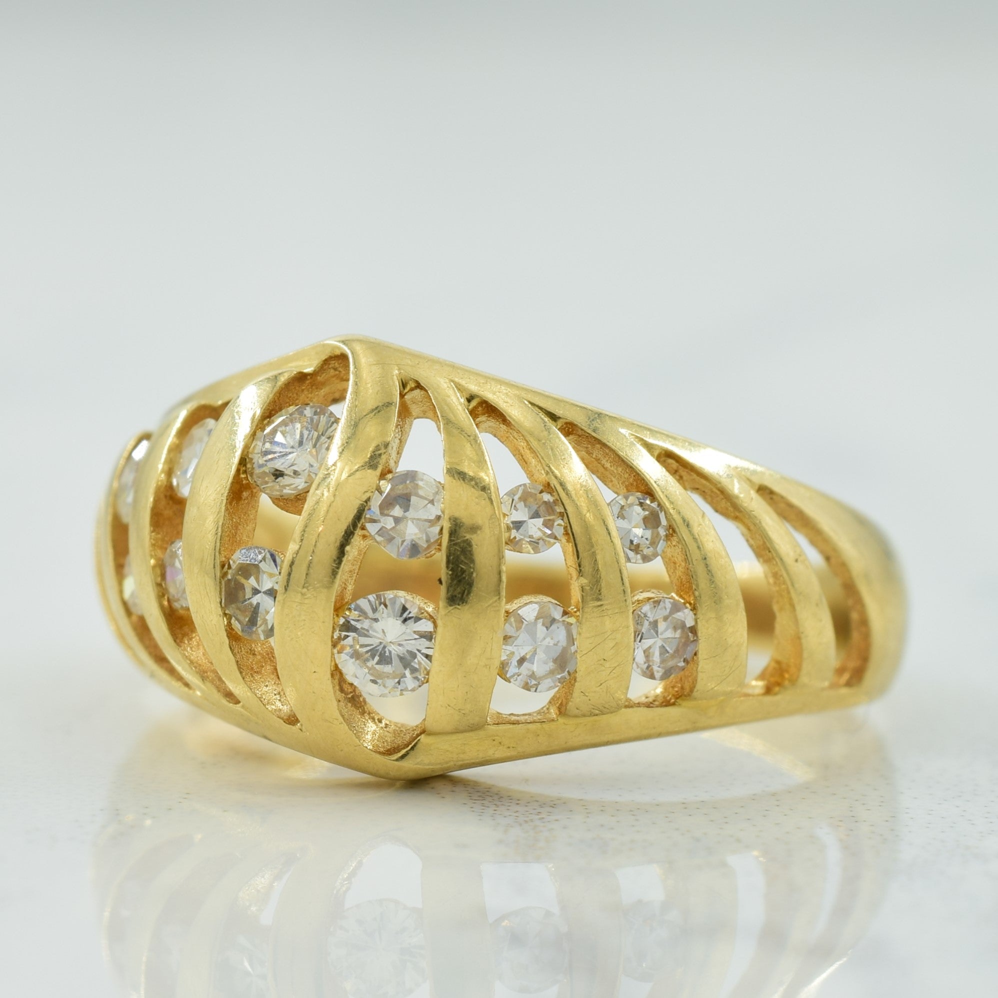 Channel Set Diamond Ring | 0.35ctw | SZ 6.75 |