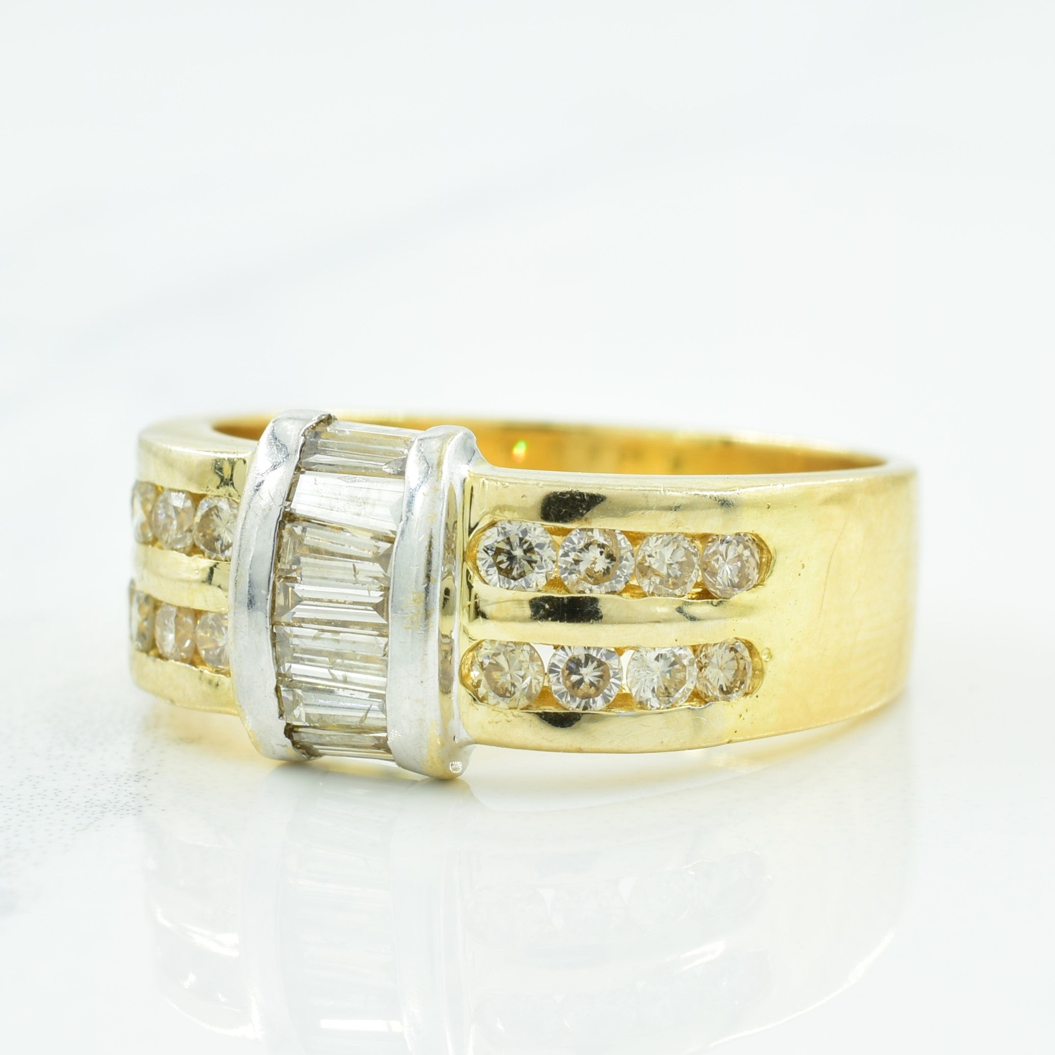 Channel Set Diamond Ring | 0.70ctw | SZ 9 |