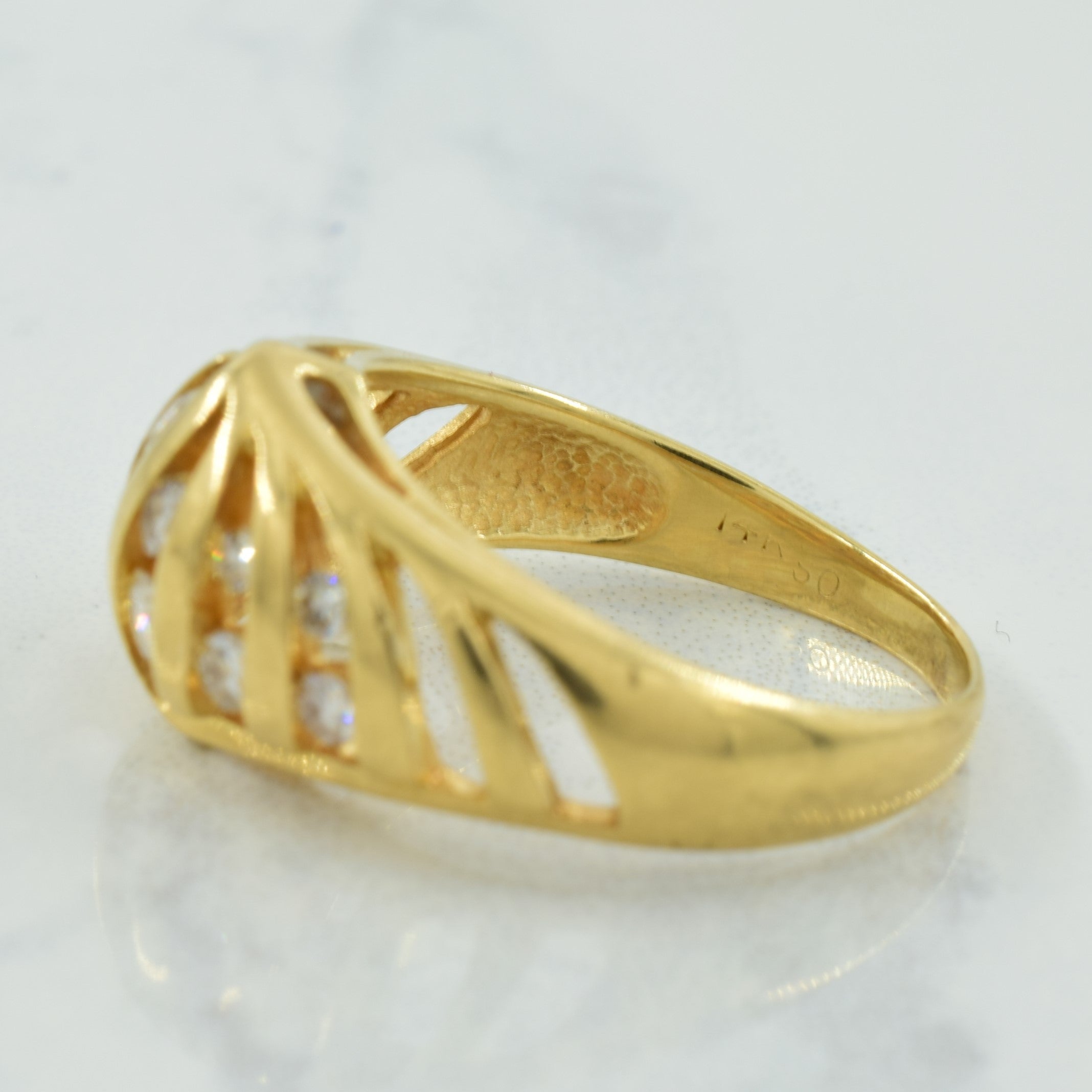 Channel Set Diamond Ring | 0.35ctw | SZ 6.75 |