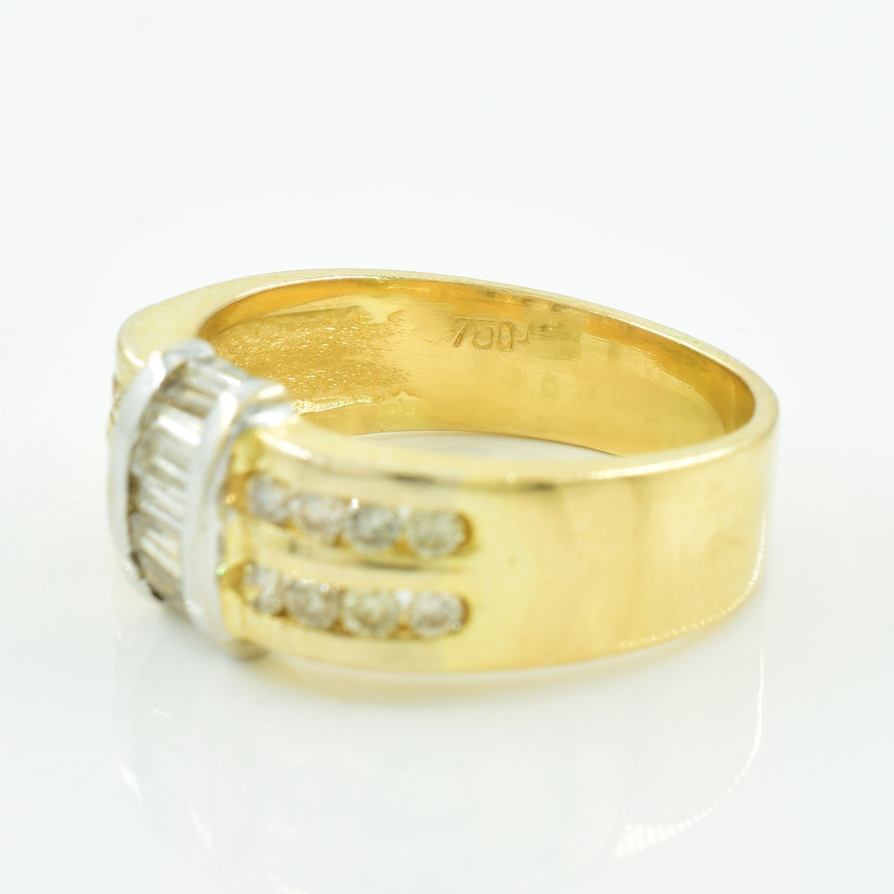 Channel Set Diamond Ring | 0.70ctw | SZ 9 |