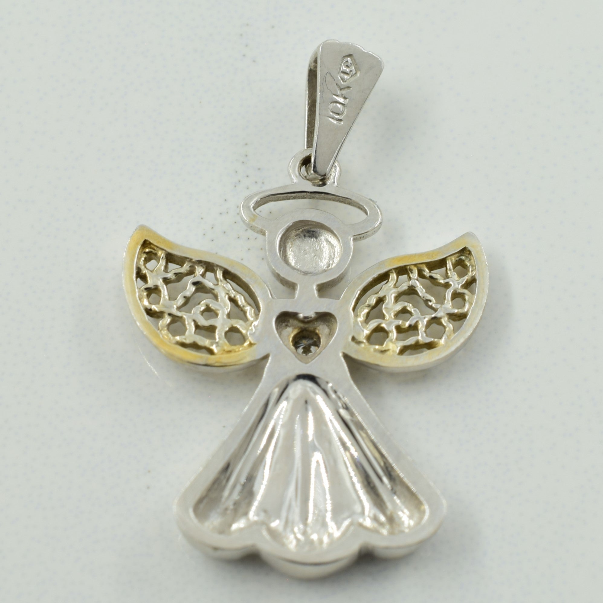Diamond Angel Pendant | 0.01ct |