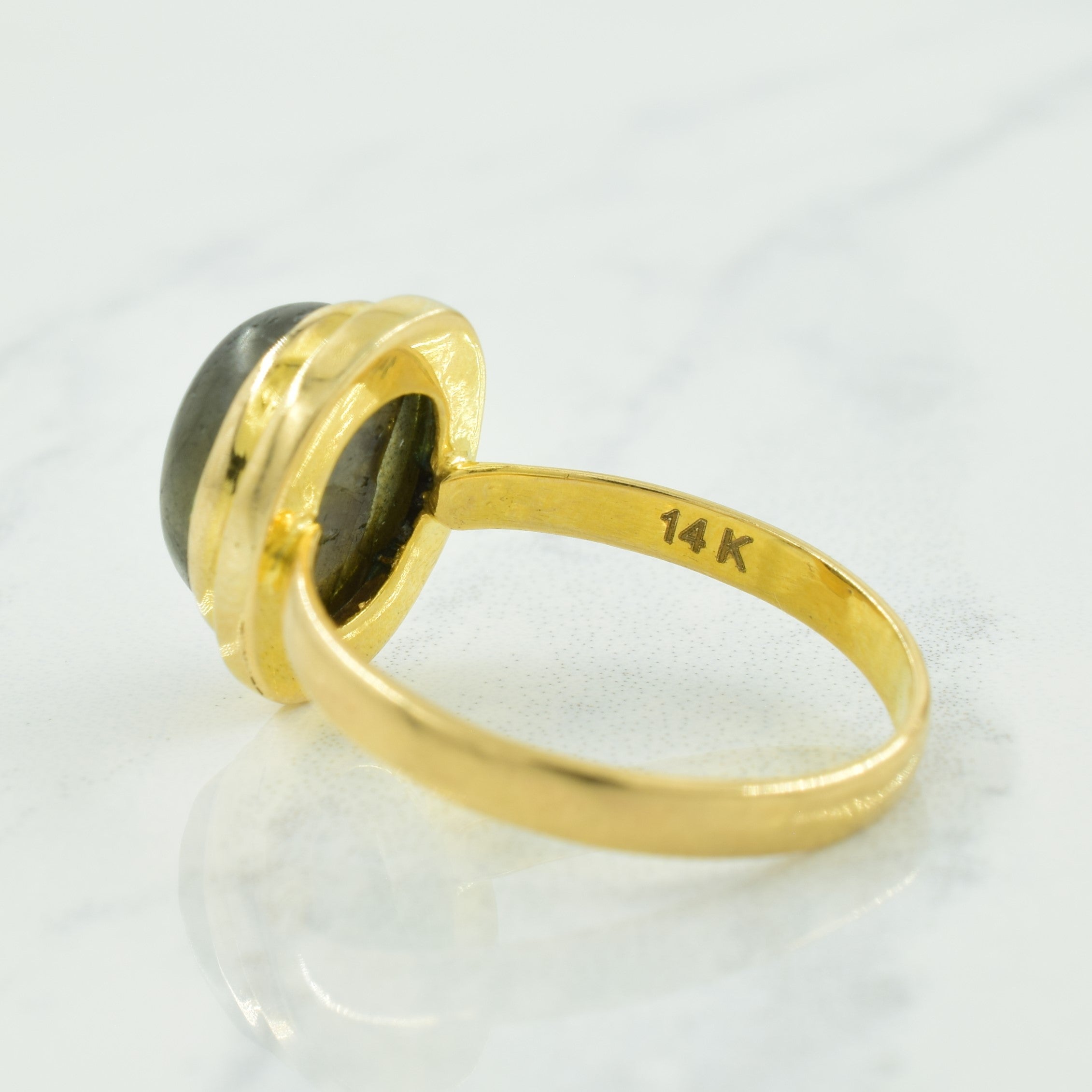 Labradorite Cocktail Ring | 5.00ct | SZ 8 |