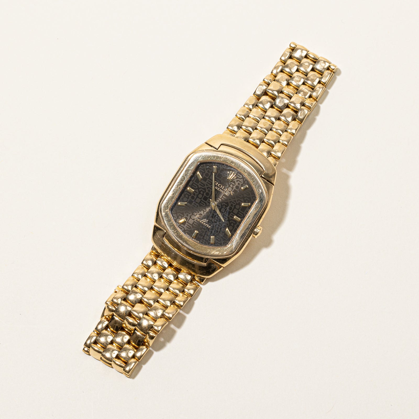 Vintage 'Rolex' Cellini solid 18K gold Watch | 7" | Ref. 6633