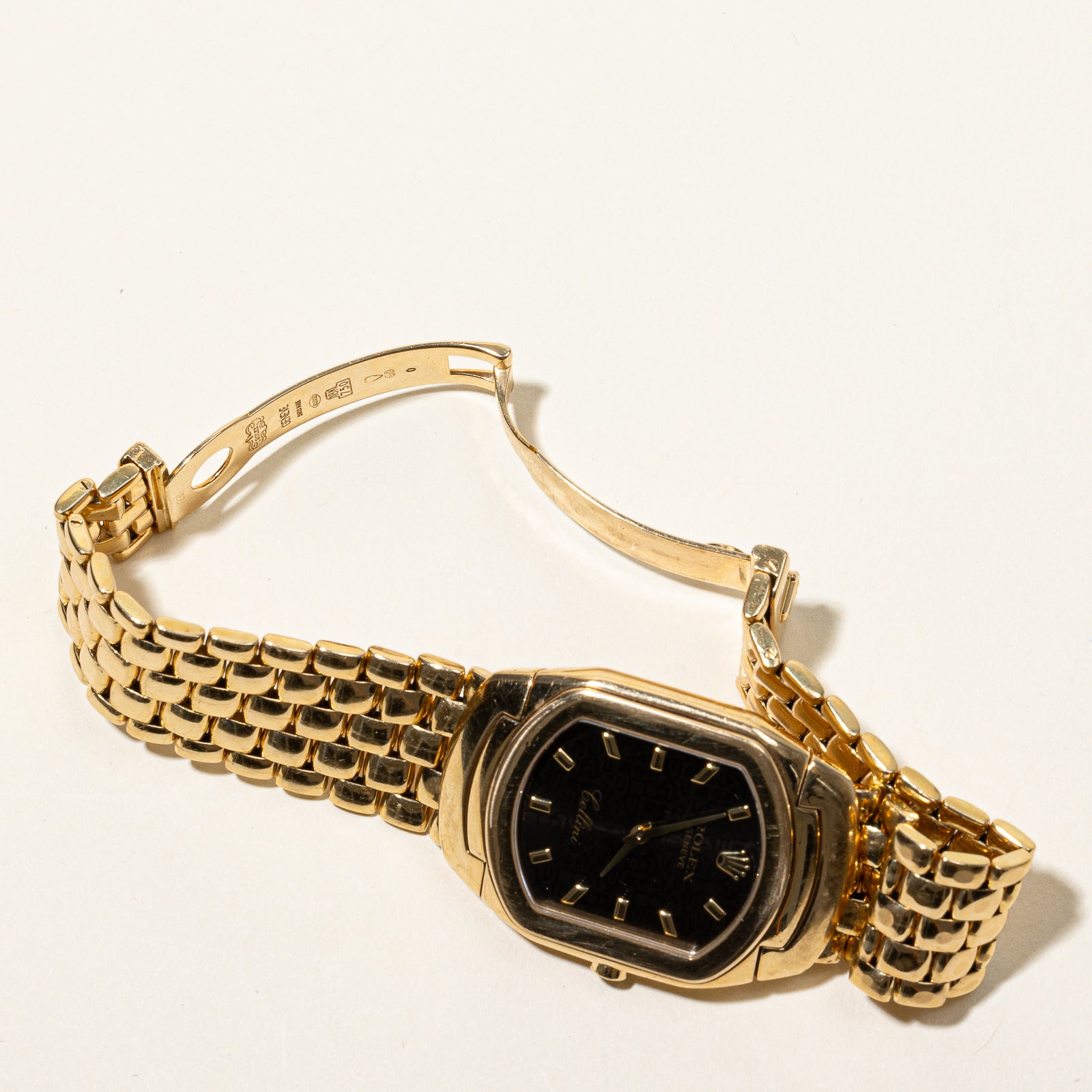Vintage 'Rolex' Cellini solid 18K gold Watch | 7" | Ref. 6633