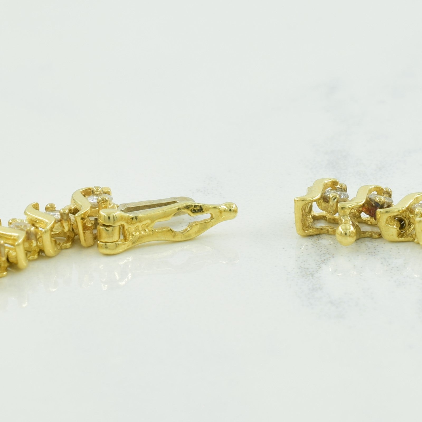 Yellow Gold Diamond Tennis Bracelet | 1.50ctw | 7" |