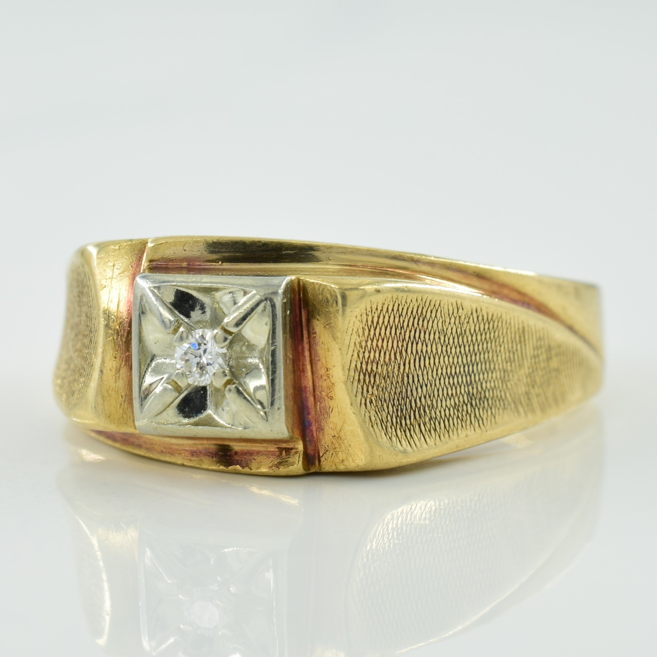 Solitaire Diamond Ring | 0.03ct | SZ 9.75 |