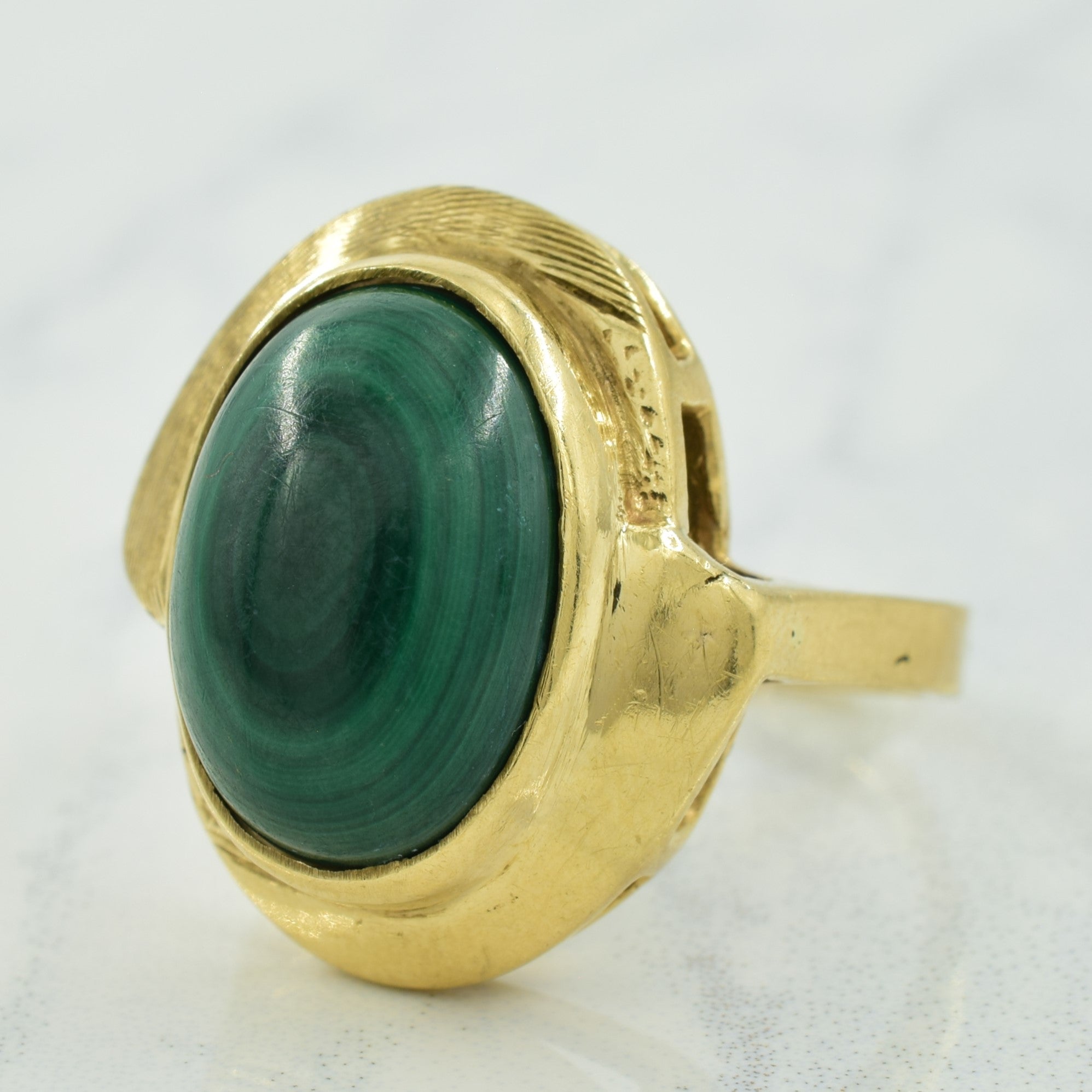 Malachite Cocktail Ring | 8.30ct | SZ 6.75 |