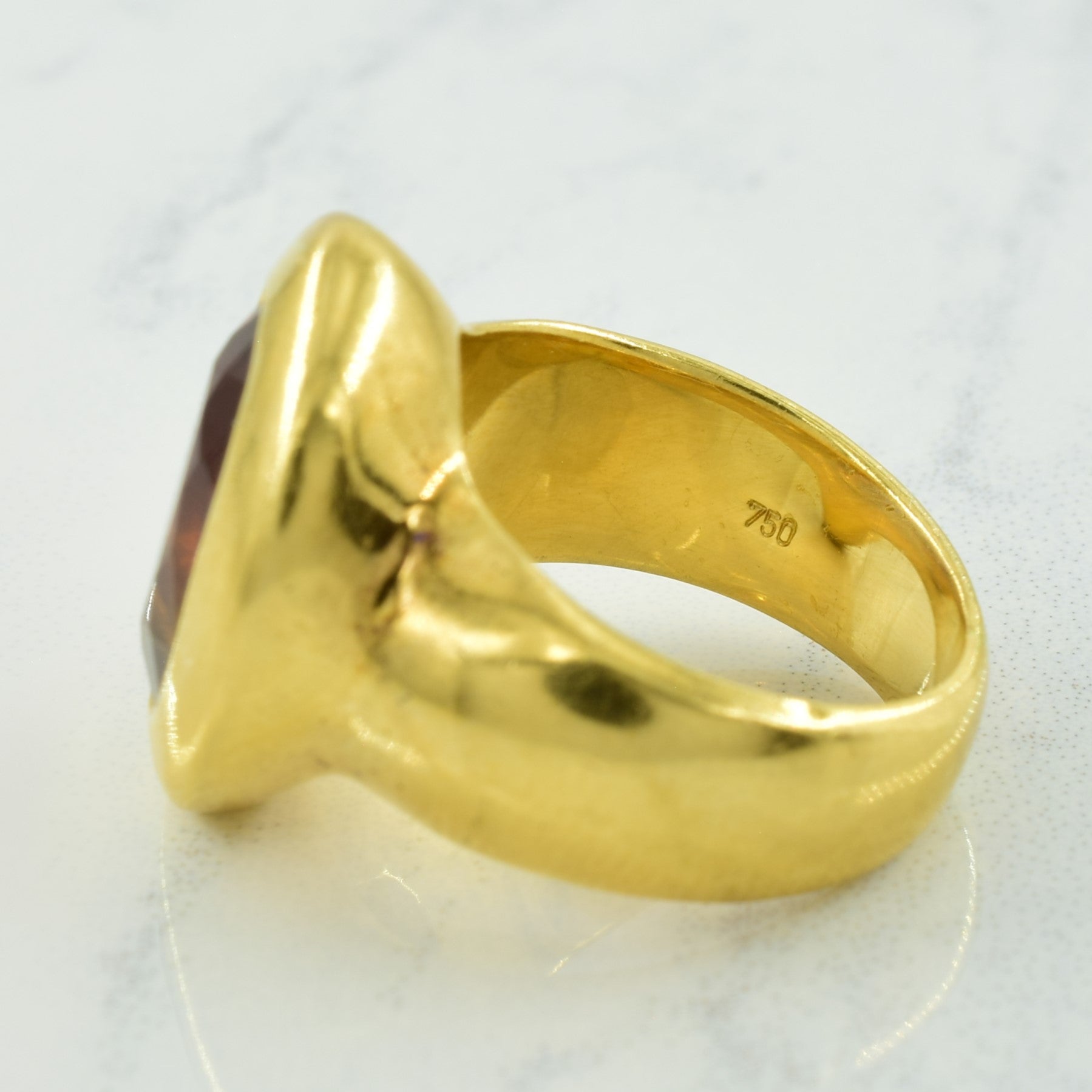 Citrine Cocktail Ring | 4.00ct | SZ 5 |