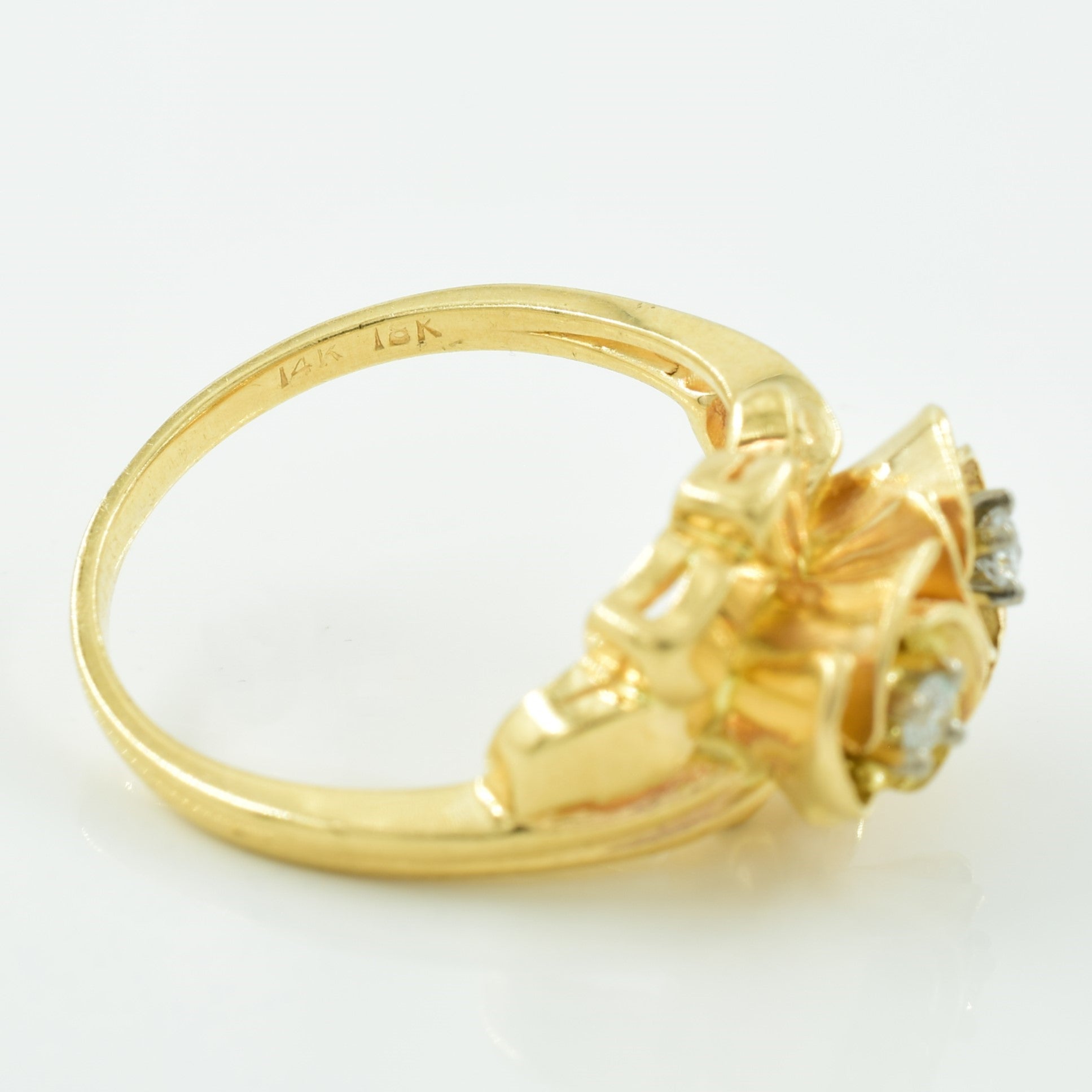 Two Stone Diamond Ring | 0.08ctw | SZ 6.5 |