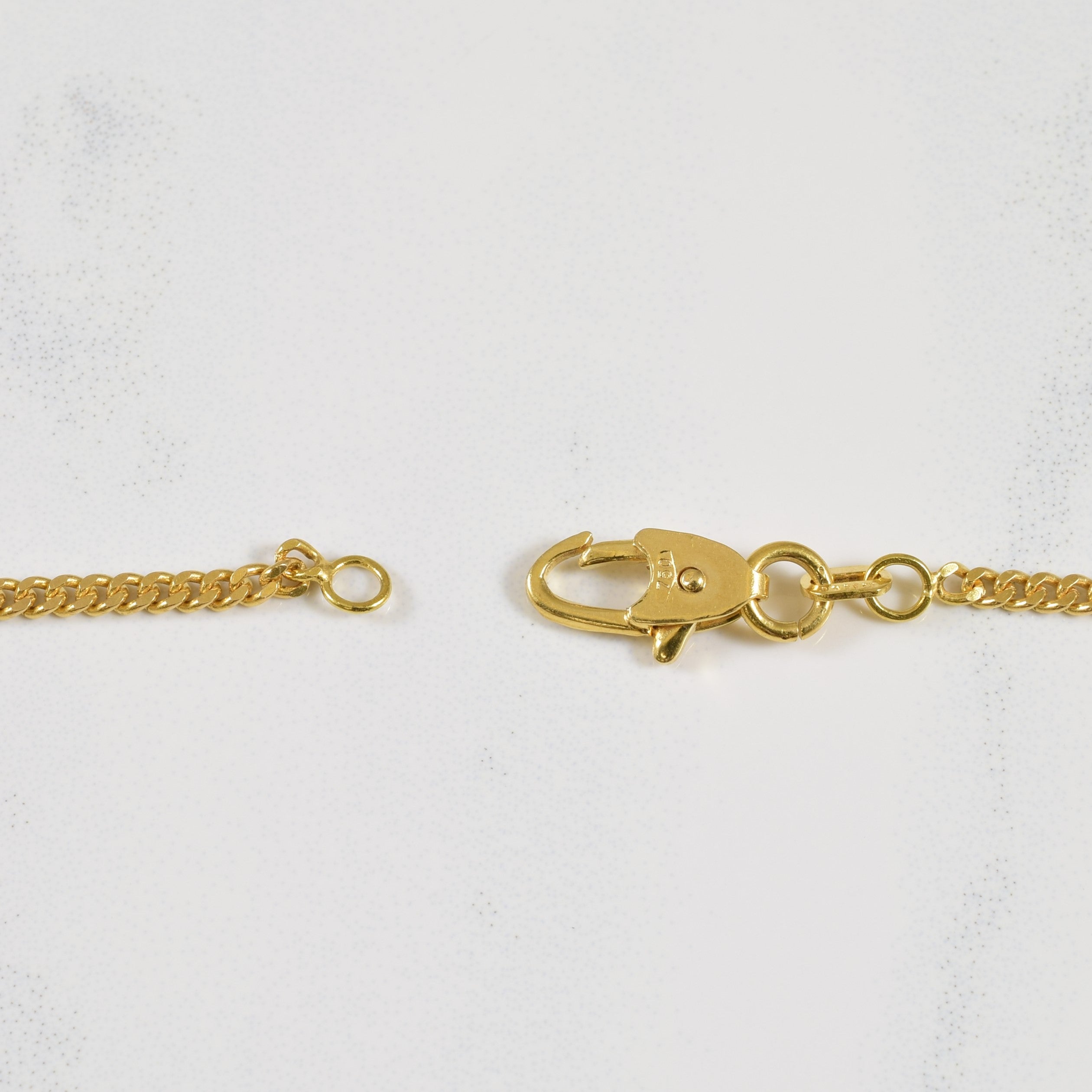 18k Tri Tone Fancy Chain | 13.5" |