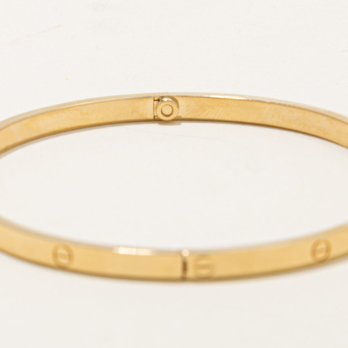 'Cartier' LOVE bracelet, Small Model Yellow Gold Bracelet | 7.5" SZ 20