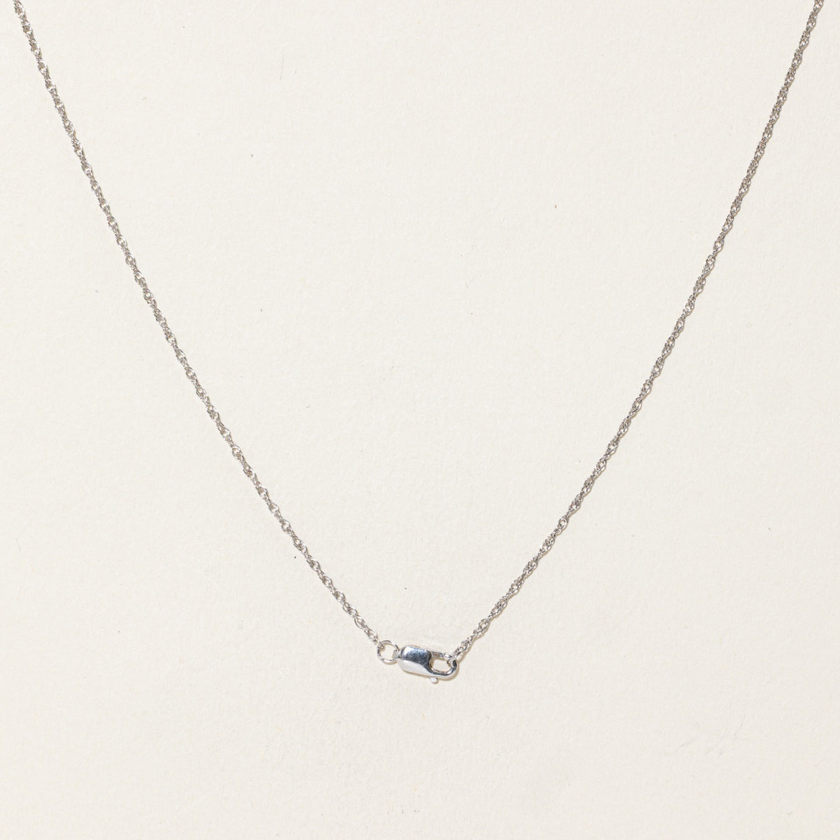14k Diamond Plain Bar Pendant Necklace | 18"