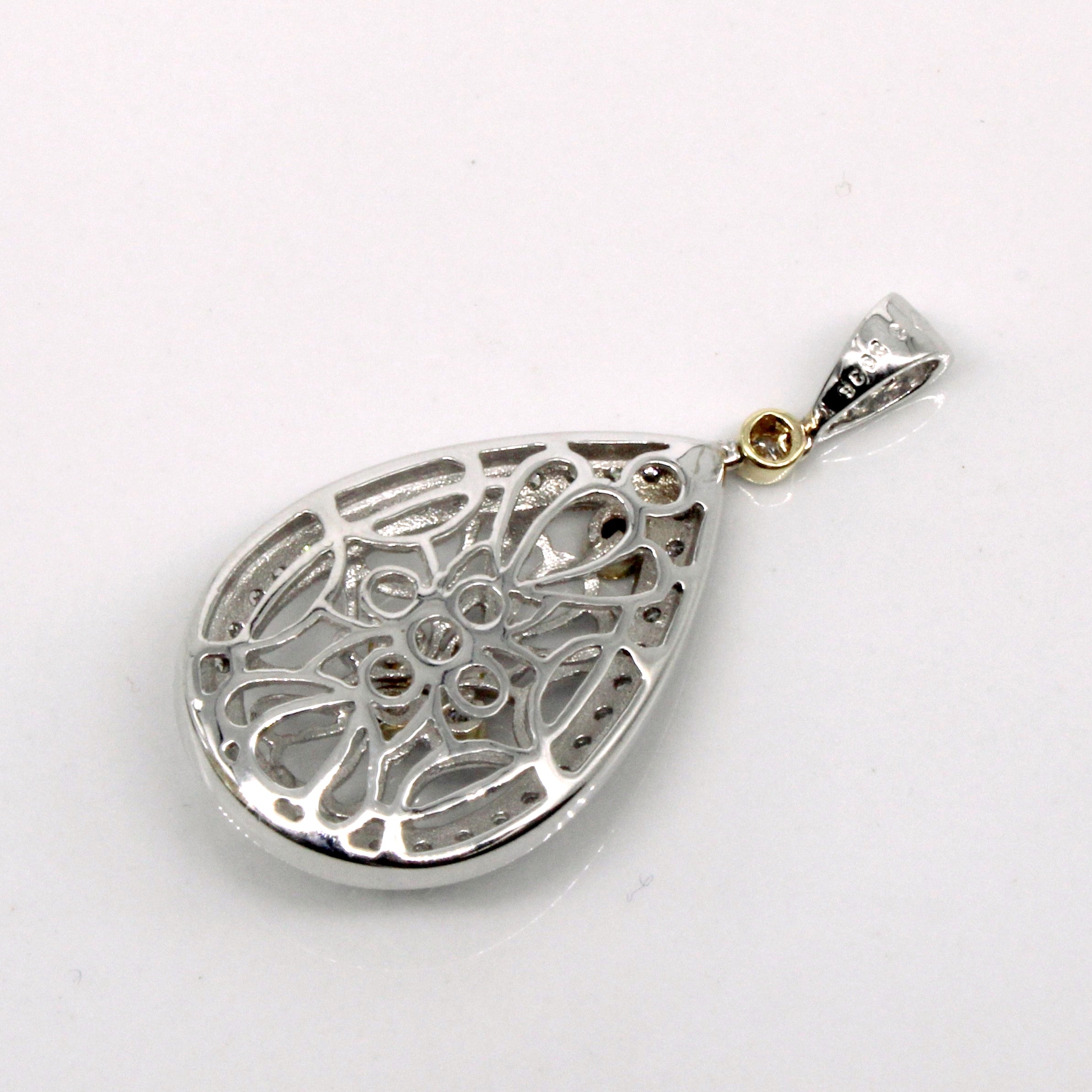 Diamond Tear Drop Pendant | 0.36ctw |
