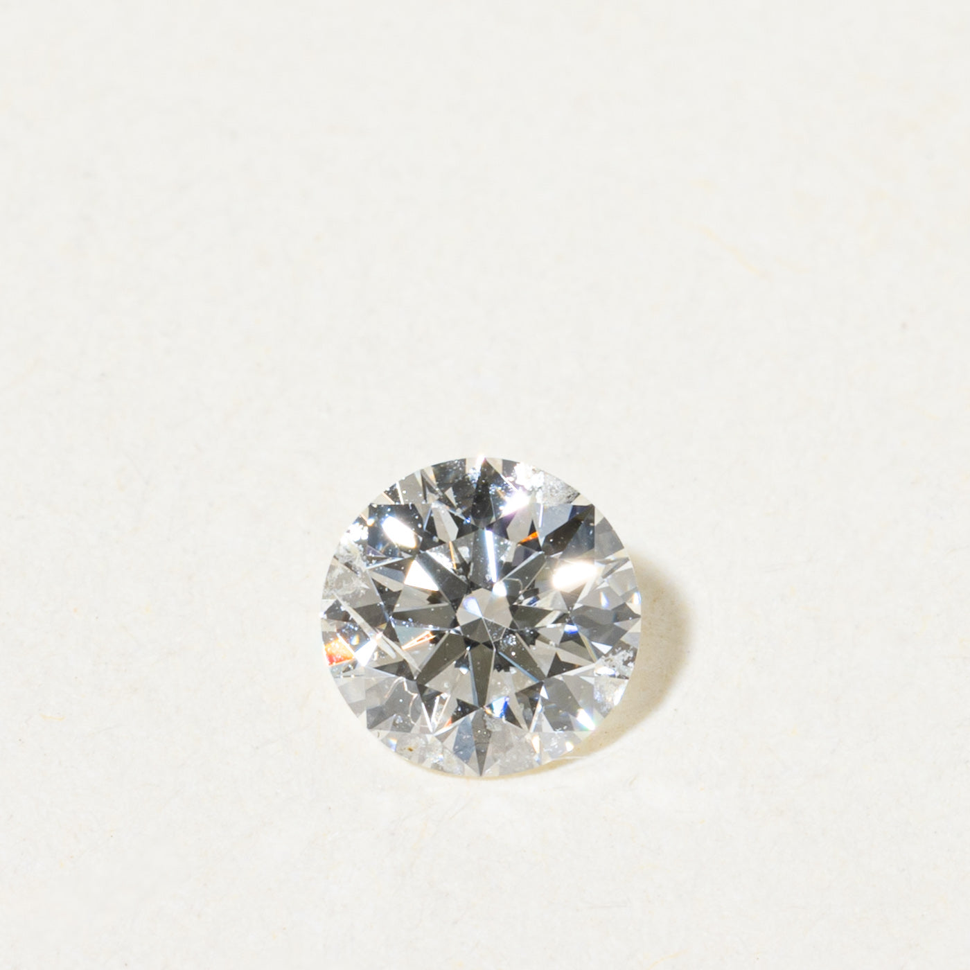 Diamant rond brillant certifié GIA | 0,46 ct SI2 F |