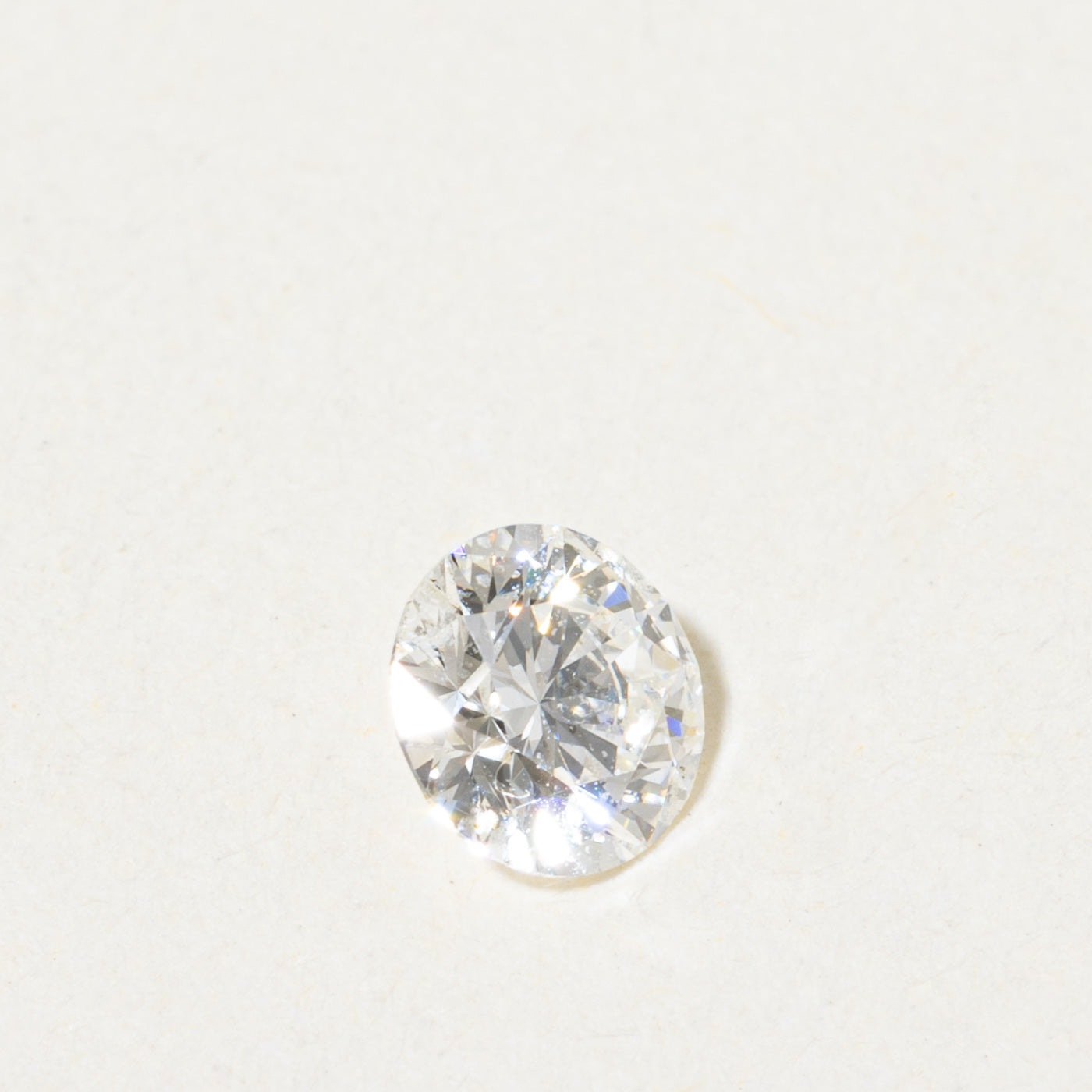 Diamant rond brillant certifié GIA | 0,46 ct SI2 F |