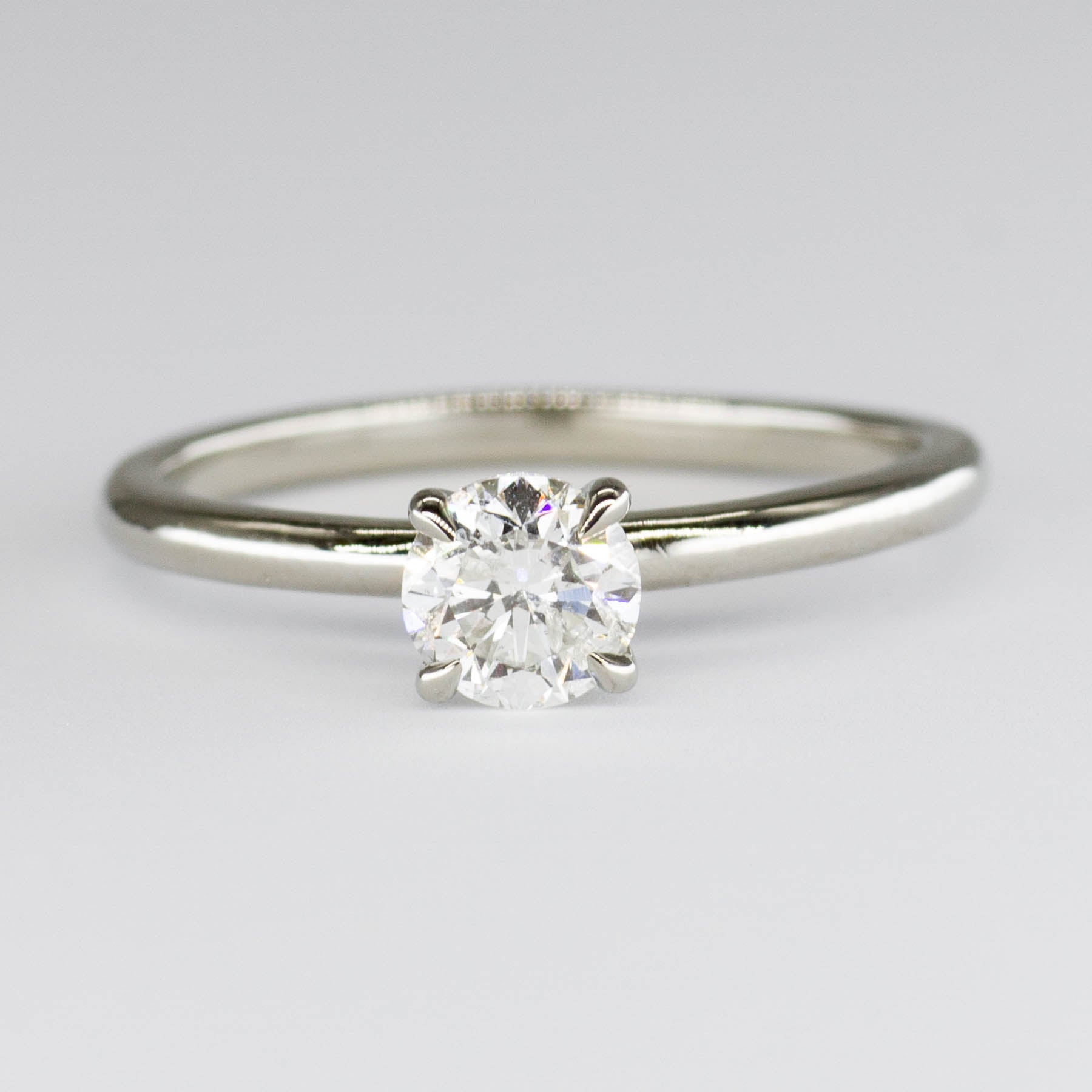 '100 Ways' 14k White Gold Diamond Solitaire Ring | 0.60ct | SZ 7 - 100 Ways