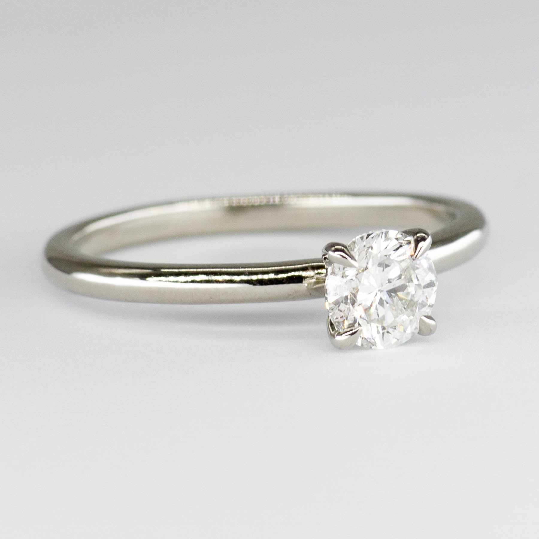 '100 Ways' 14k White Gold Diamond Solitaire Ring | 0.60ct | SZ 7 - 100 Ways