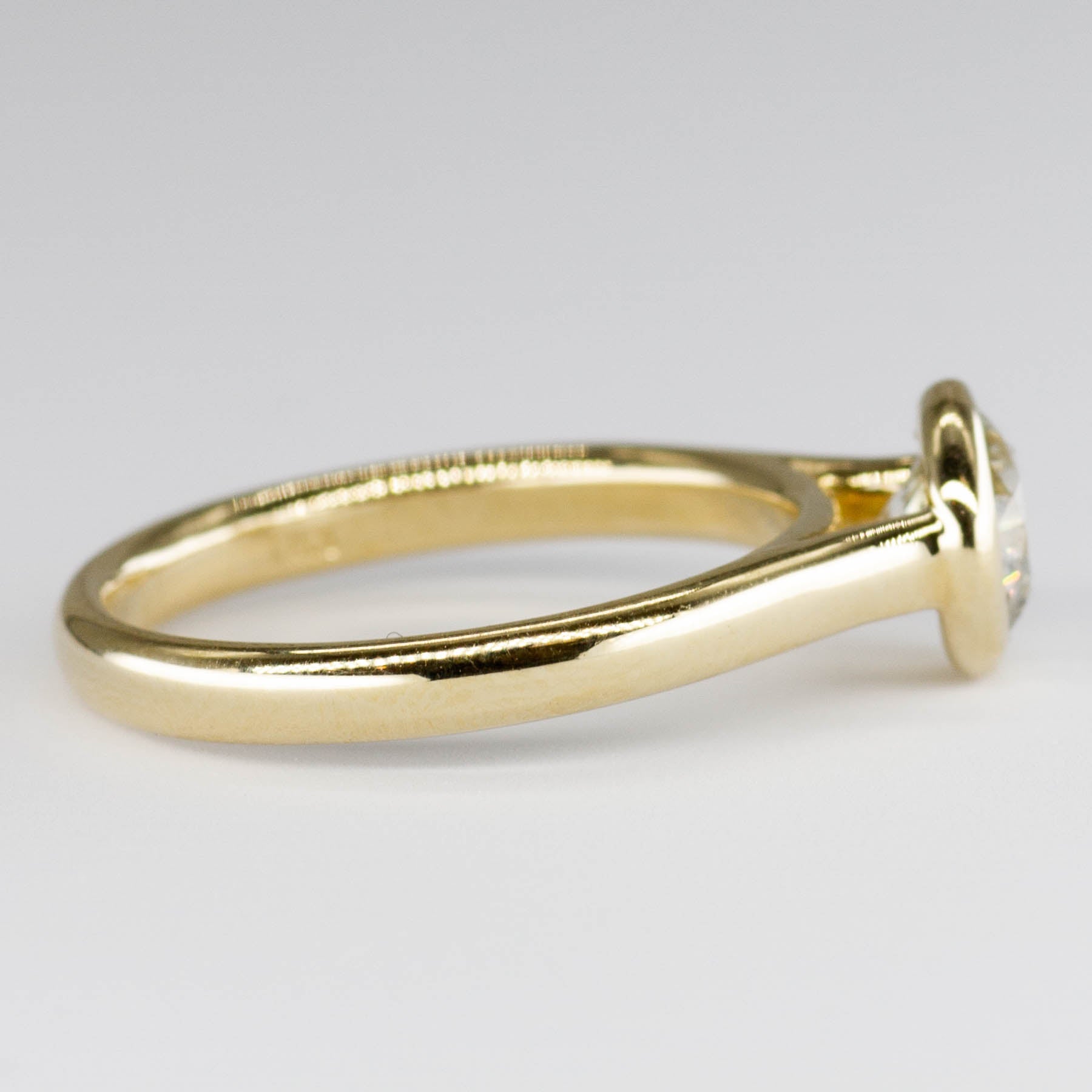 '100 Ways' 14k Yellow Gold Bezel Set Solitaire Ring | 1.01ct | SZ 6.75 - 100 Ways