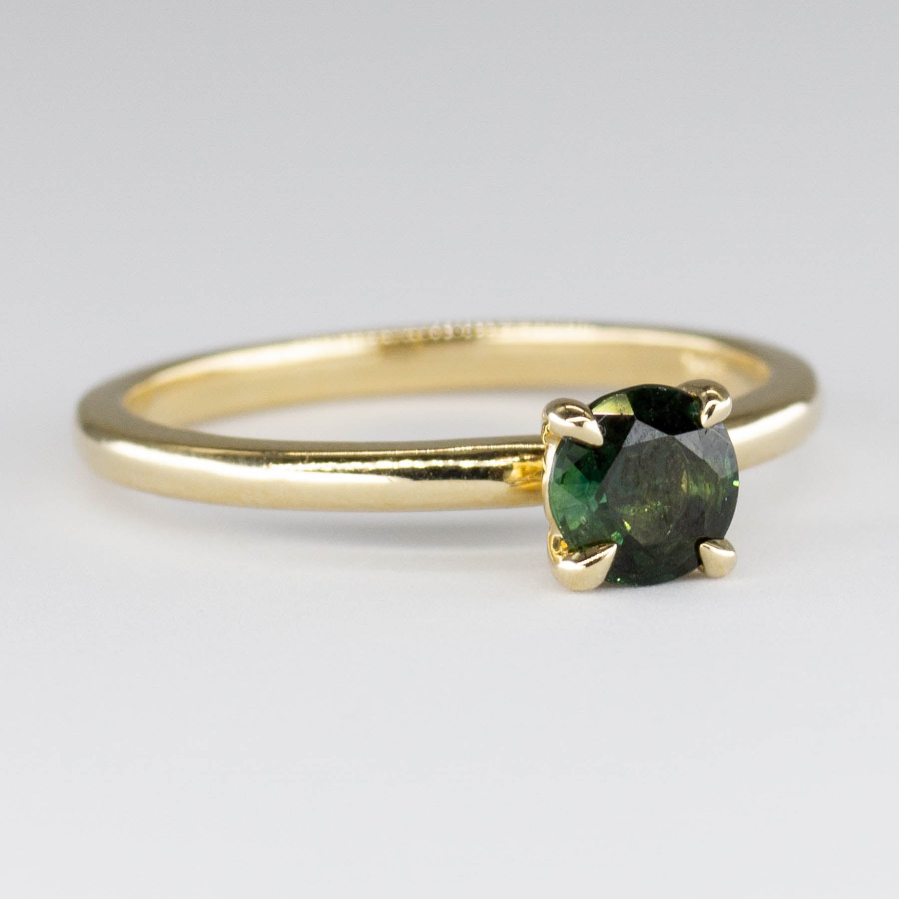 '100 Ways' 14k Yellow Gold Sapphire Solitaire Ring | 0.30ct | SZ 6.75 - 100 Ways