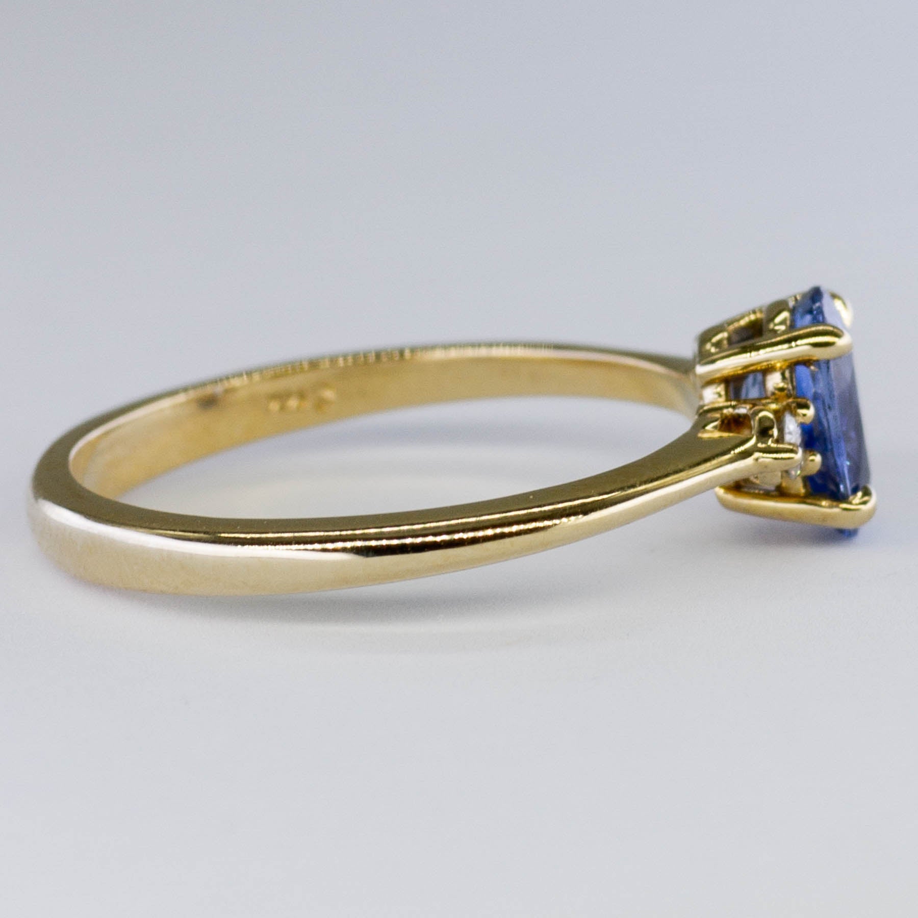 '100 Ways' Accented Oval Ceylon Sapphire Ring | 1.00ct | SZ 7 | - 100 Ways