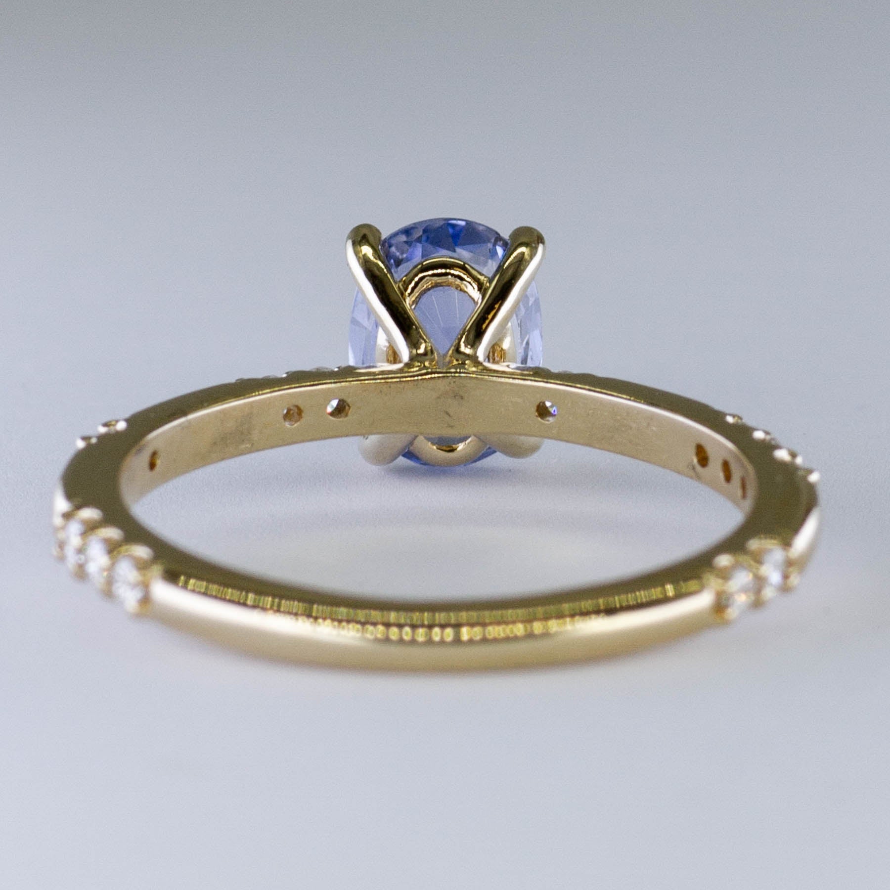 '100 Ways' Accented Oval Ceylon Sapphire Ring | 1.18ct | SZ 7 | - 100 Ways