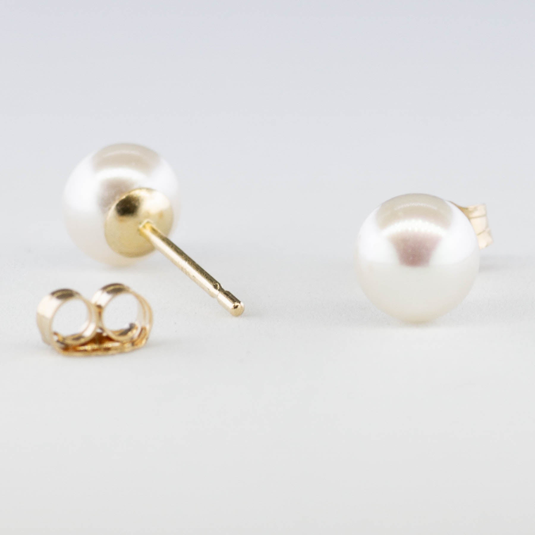 '100 Ways' Classic Pearl Stud Earrings | - 100 Ways