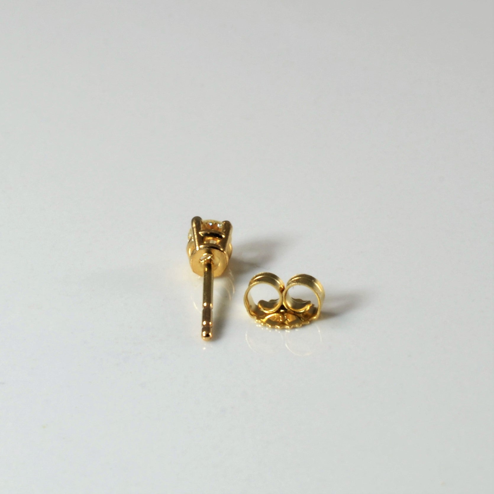'100 Ways' Classic Solitaire Diamond Stud Earrings | Yellow Gold | Est. 0.25ctw | - 100 Ways