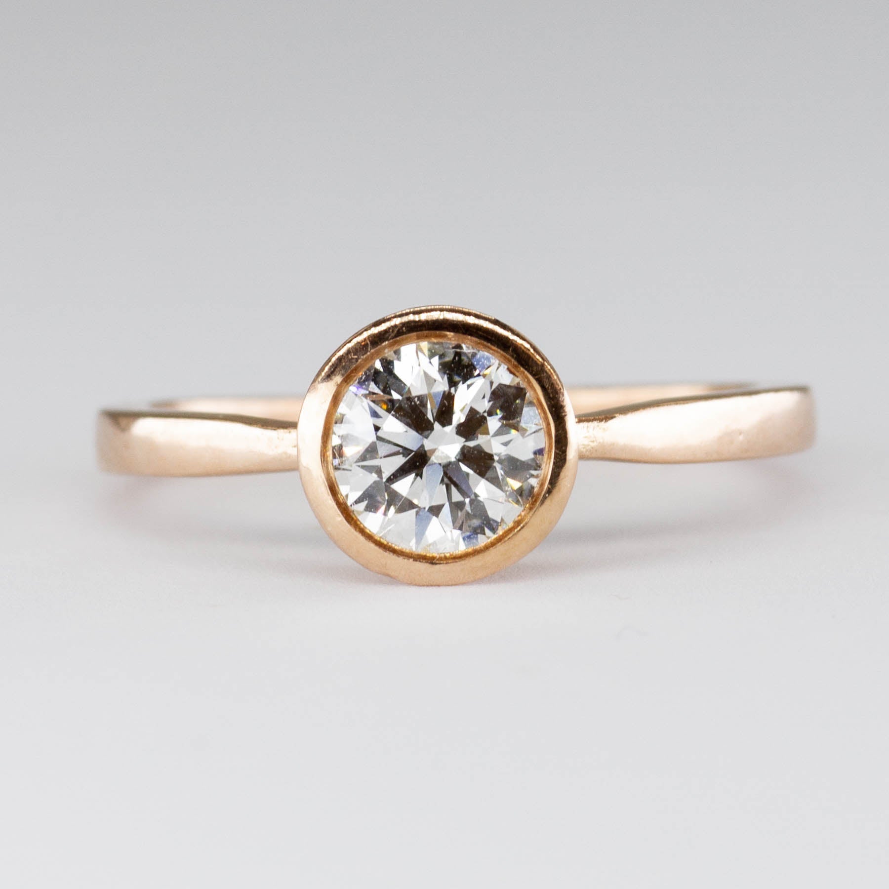 '100 Ways' Diamond Bezel Rose Gold 18k Ring | 0.75ctw | SZ 6 - 100 Ways