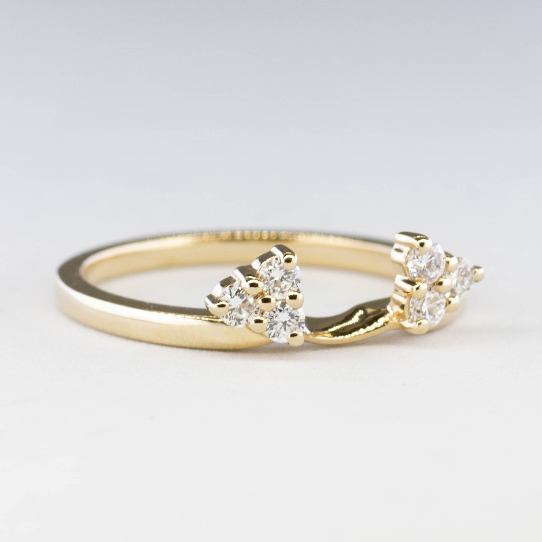 '100 Ways' Diamond Cluster Ring Wrap | SZ 6.75 | - 100 Ways