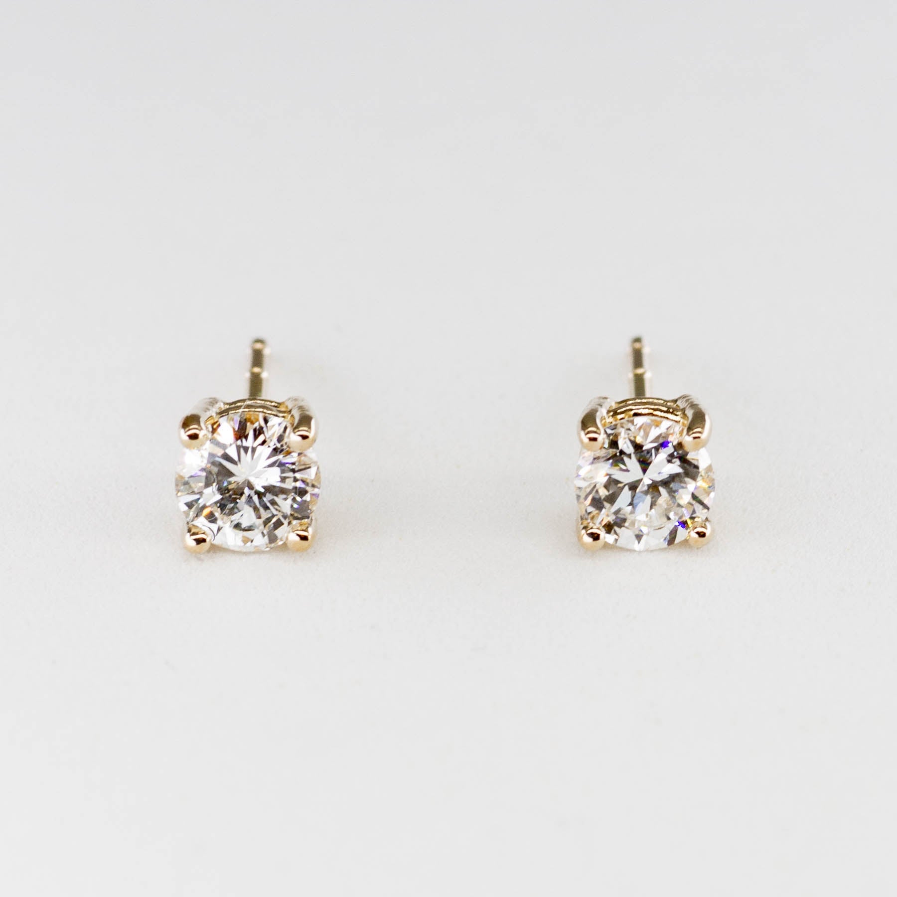 '100 Ways' Diamond Studs in White or Yellow Gold | 2/3 carat | Options Available | - 100 Ways