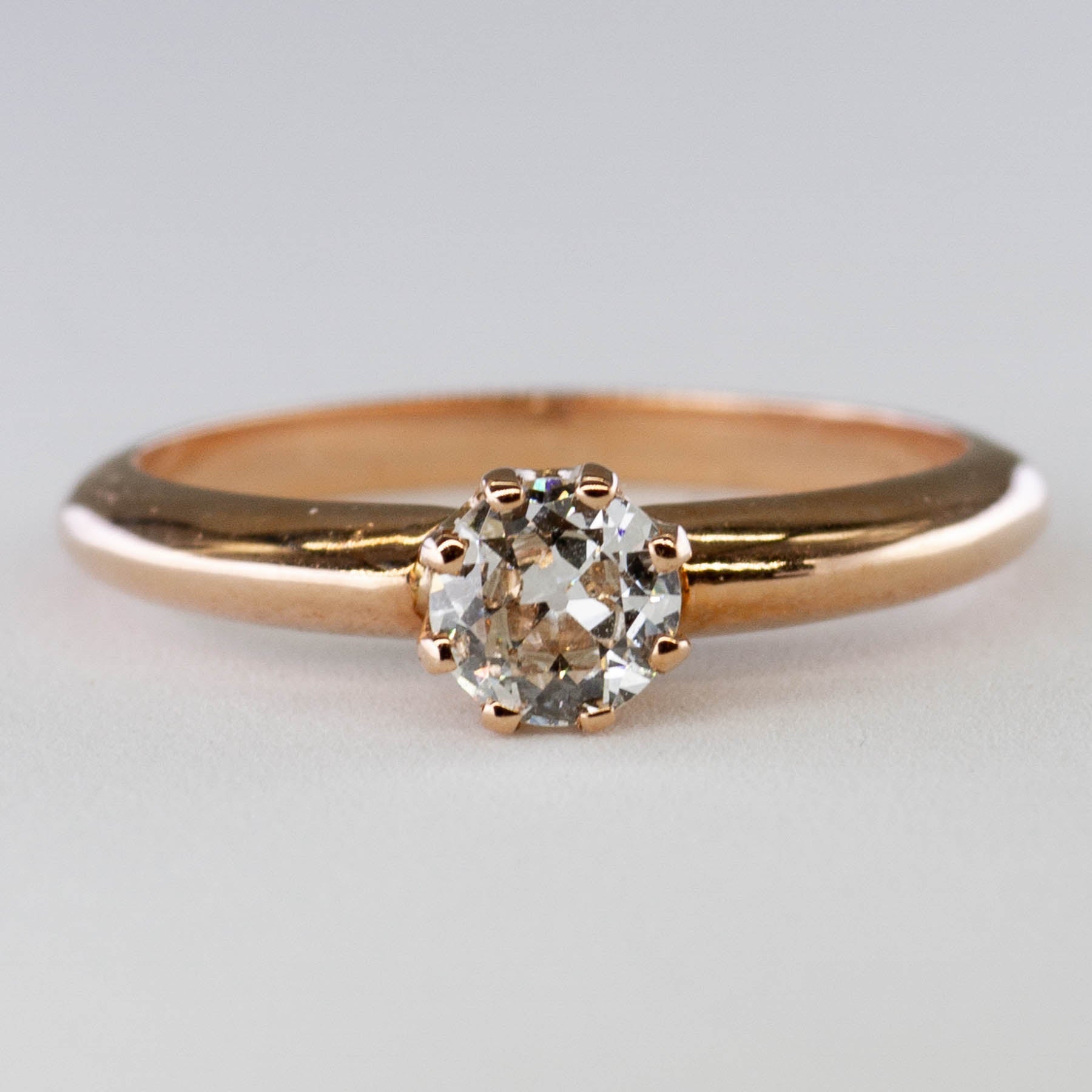 '100 Ways' Eight Prong Old European Diamond Engagement Ring | 0.35ct | SZ 6.25 | - 100 Ways