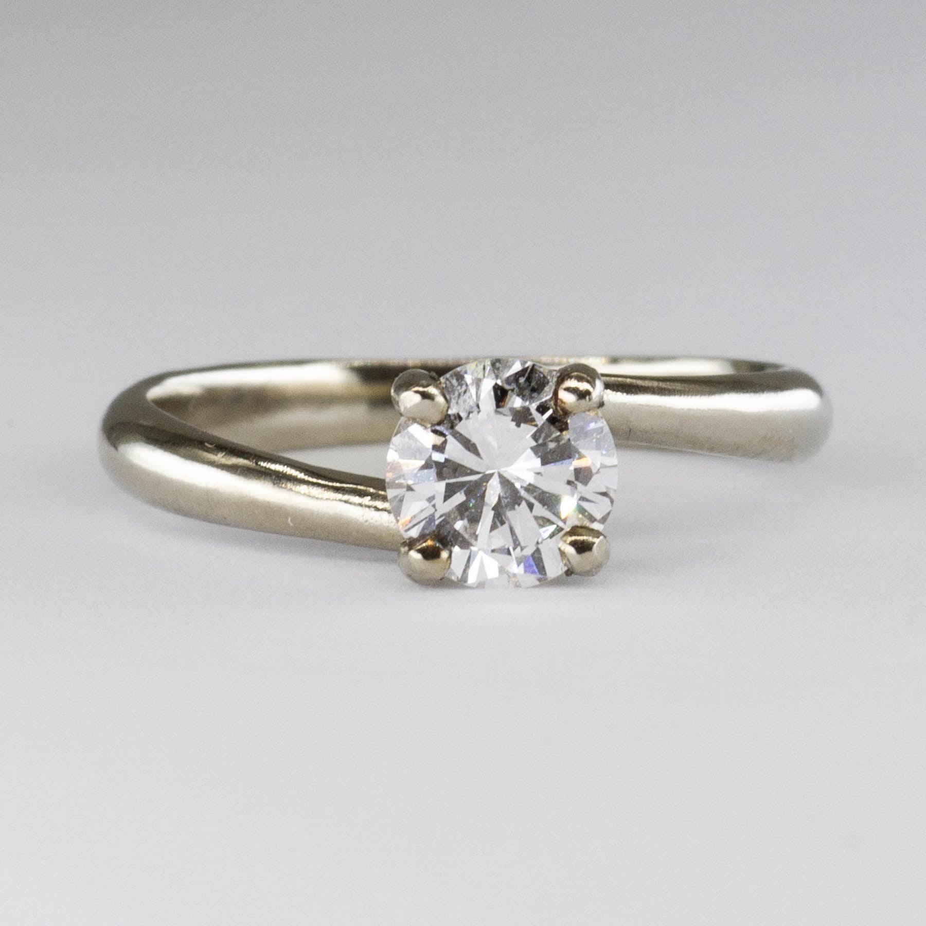 100 Ways' GIA Certified Diamond Solitaire 18K Ring ct VS1 E