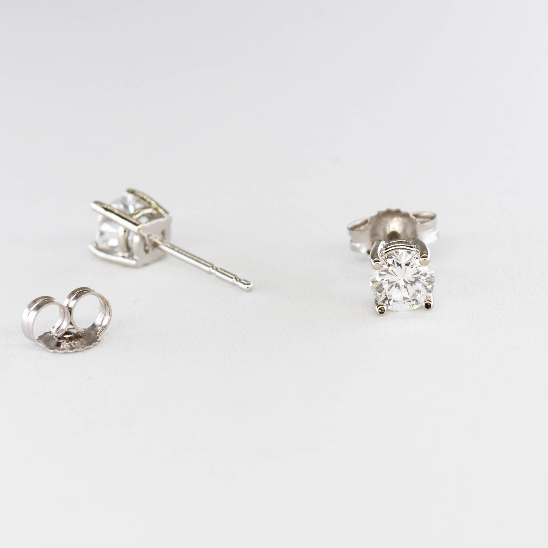 '100 Ways' White Gold Diamond Studs | 0.68 ctw SI G/H | - 100 Ways