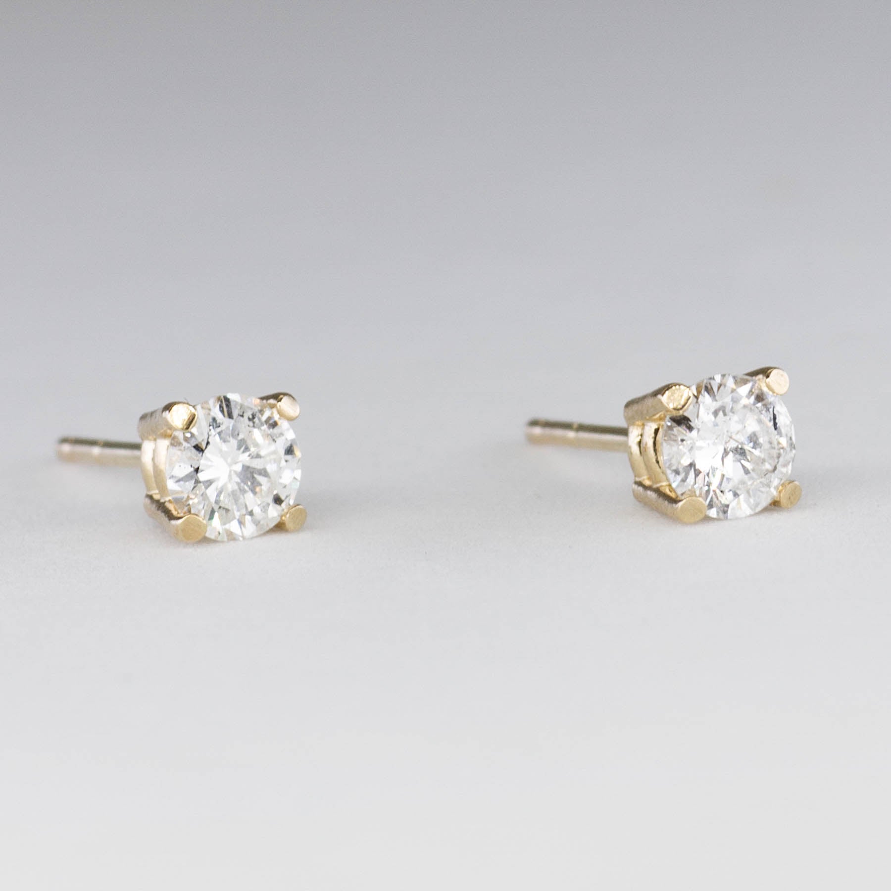 100 Ways Yellow Gold Diamond Studs | 1/2 carat | - 100 Ways