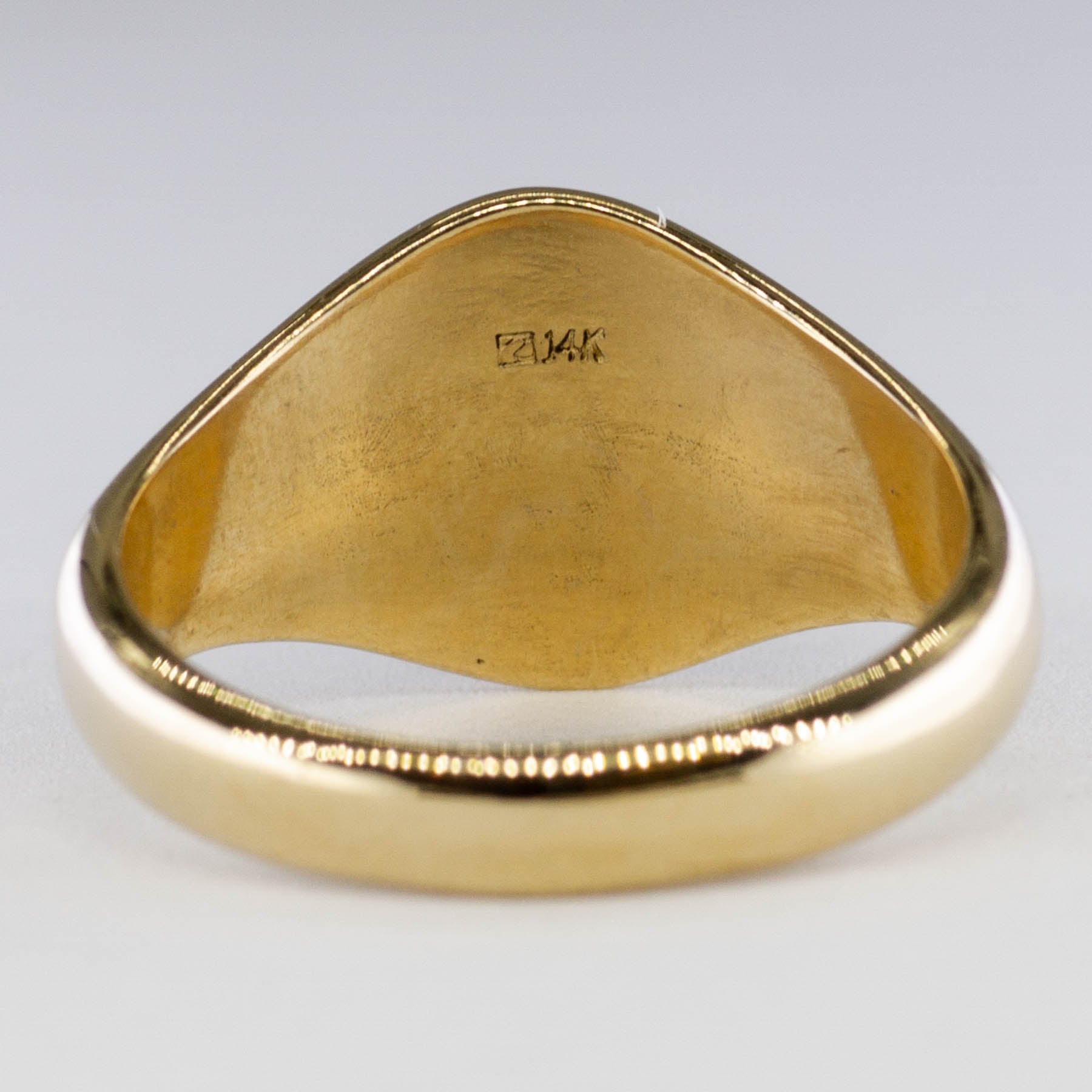 '100 Ways' Yellow Gold Signet Ring | Options Available | - 100 Ways