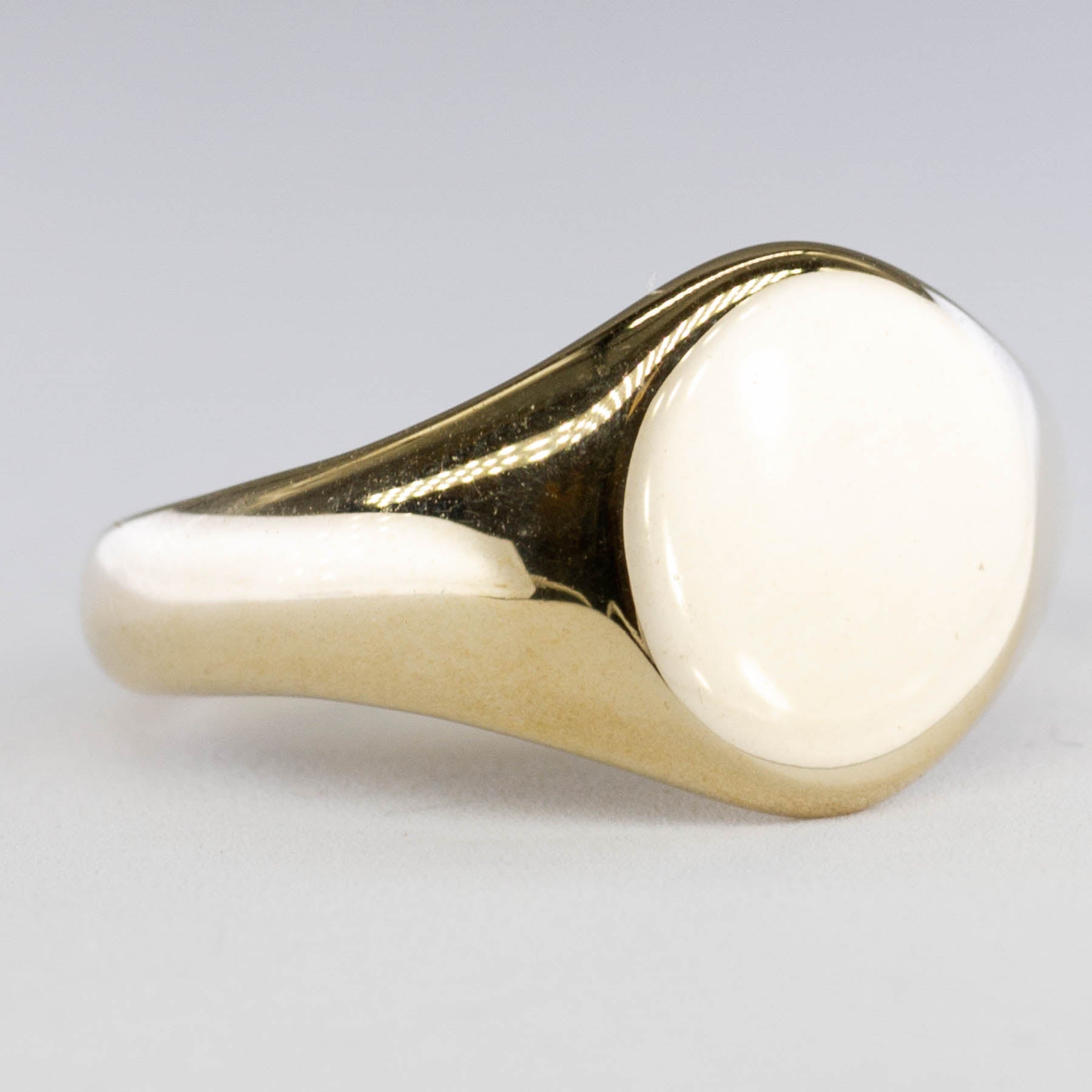 '100 Ways' Yellow Gold Signet Ring | Options Available | - 100 Ways