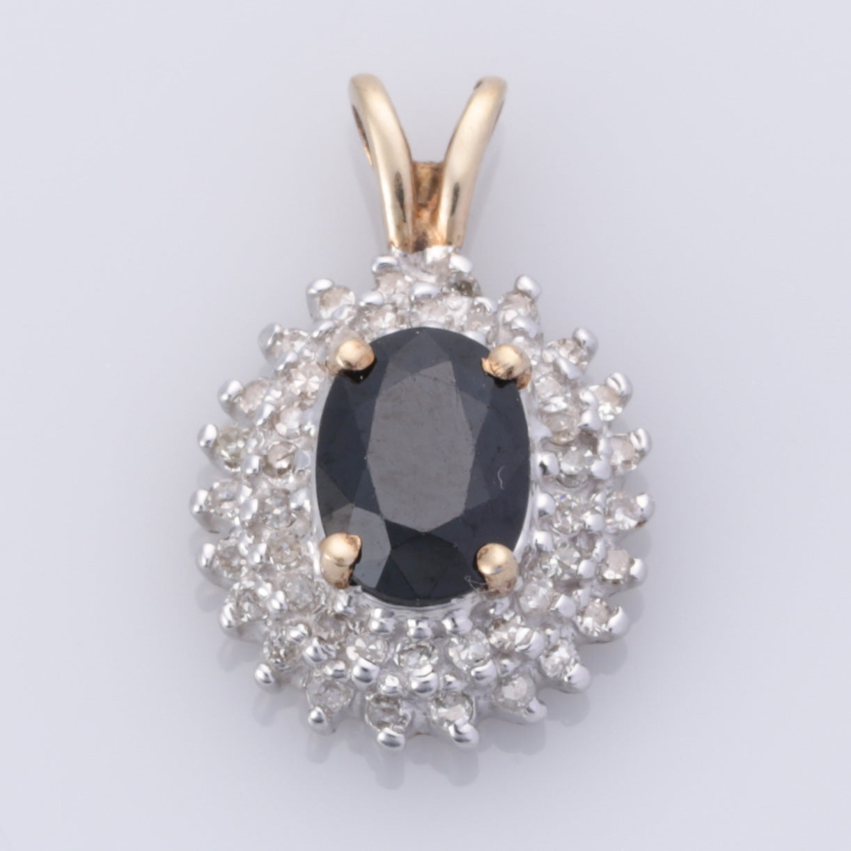 10K Gold store Sapphire Pendant