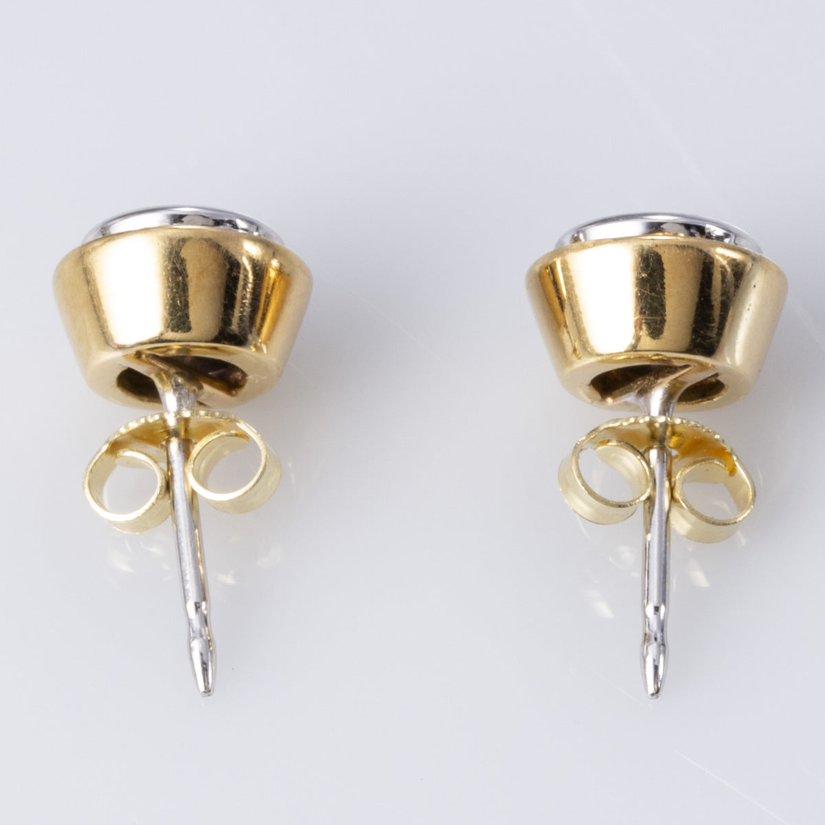 18k Yellow Gold Diamond Stud Earrings | 1.20ctw