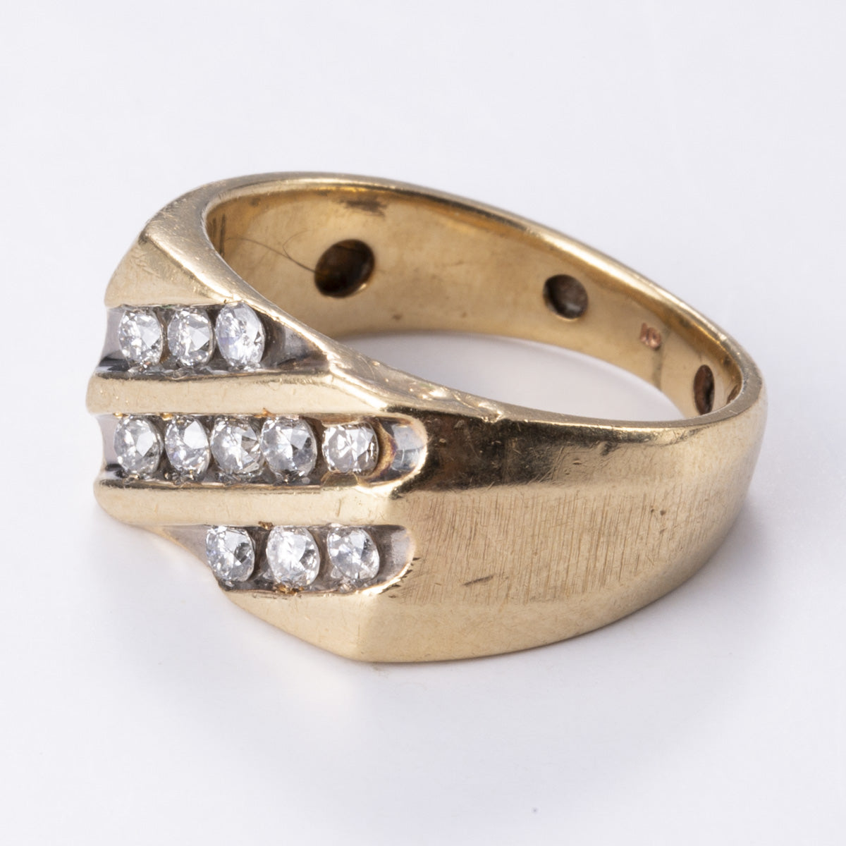 10k Yellow Gold Diamond Ring | 0.55 ctw | SZ 7