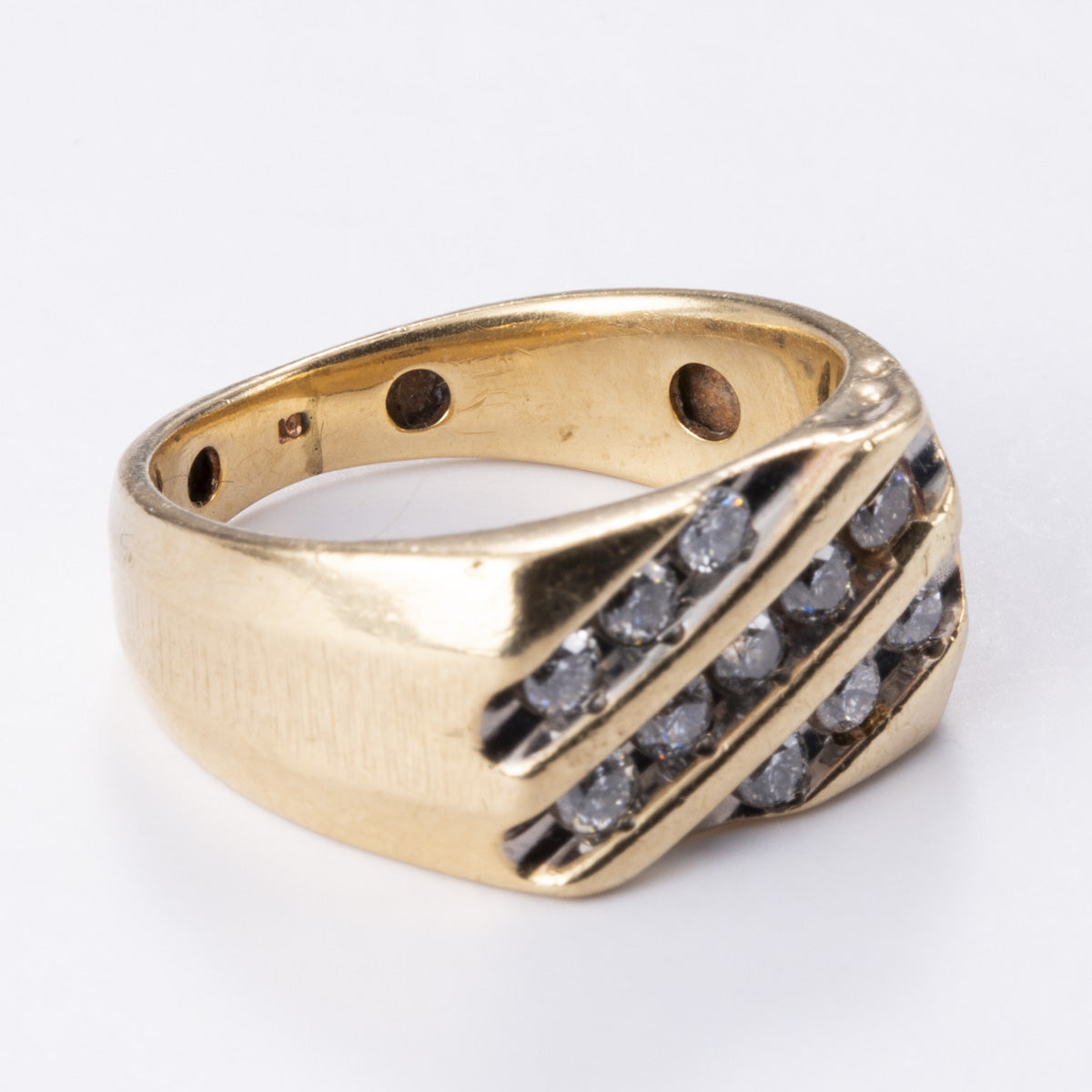 10k Yellow Gold Diamond Ring | 0.55 ctw | SZ 7