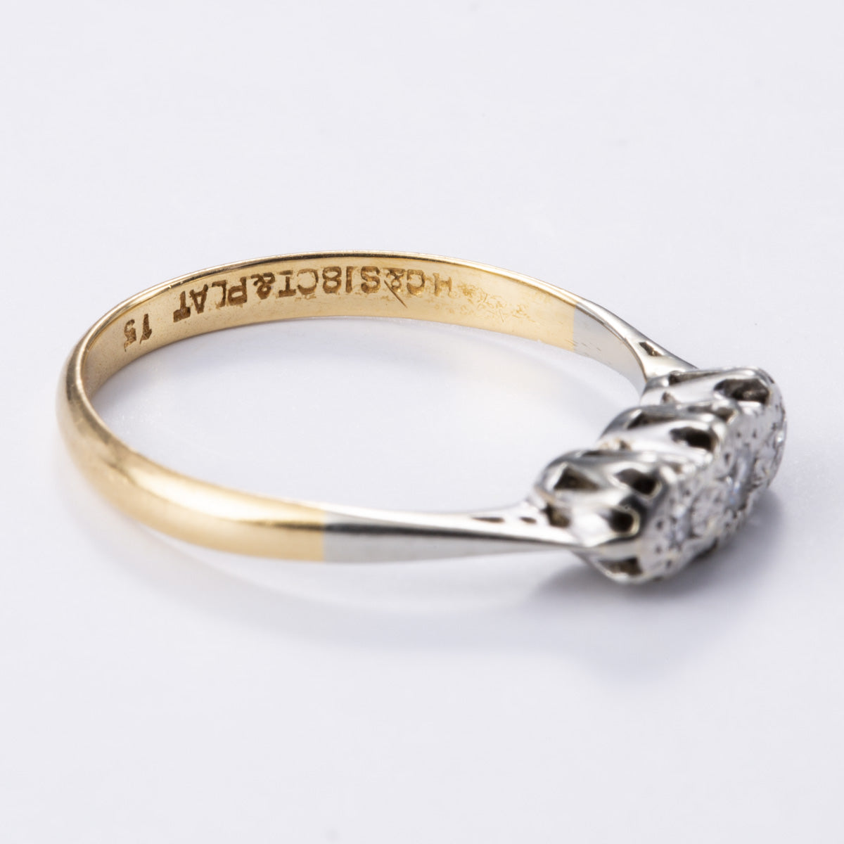 18k Platinum Diamond Ring | 0.08ctw | Sz 6.25