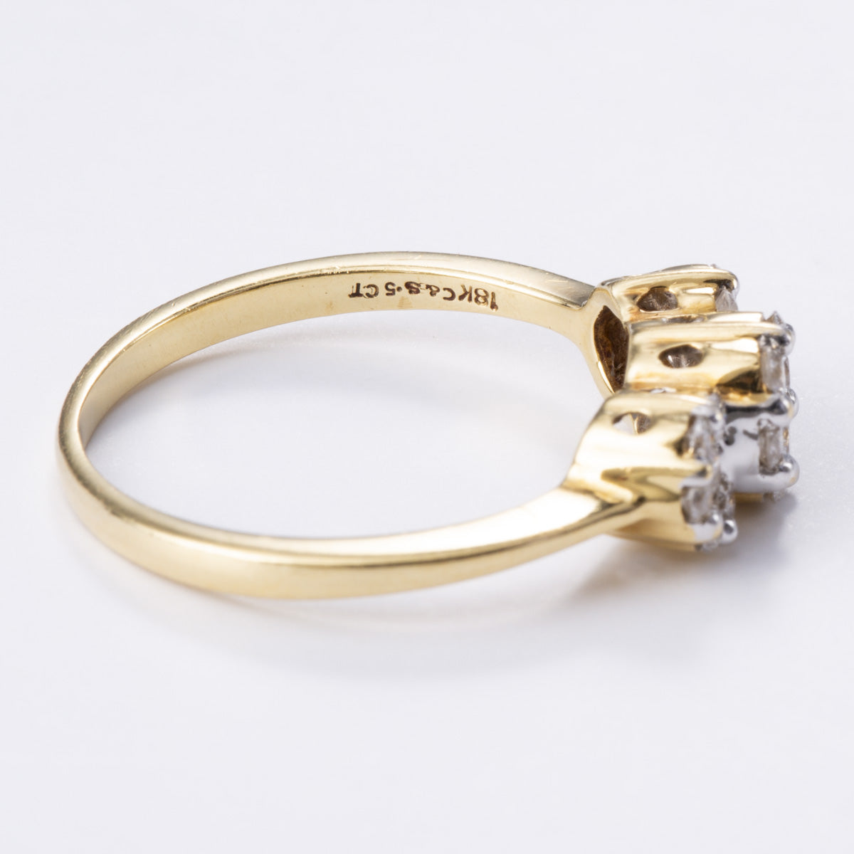 18k Yellow Gold Diamond Ring | 0.50ctw | Sz 7.5