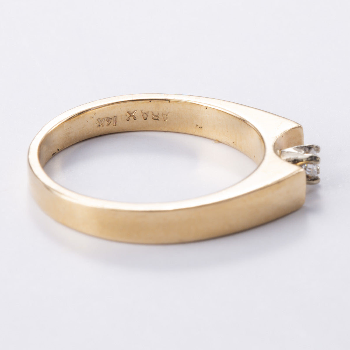 14k Yellow Gold Diamond Ring | 0.05ct | Sz 4.5
