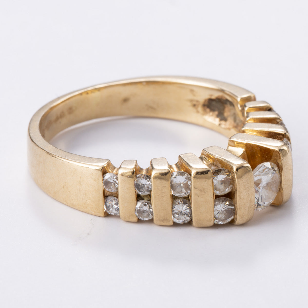 14k Yellow Gold Diamond Ring | 0.75ctw | Sz 6.25