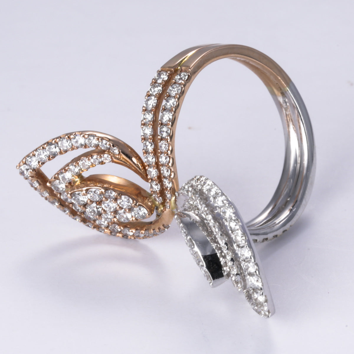 14k Fancy Design Diamond Ring | 1.69ctw | Sz 6.75