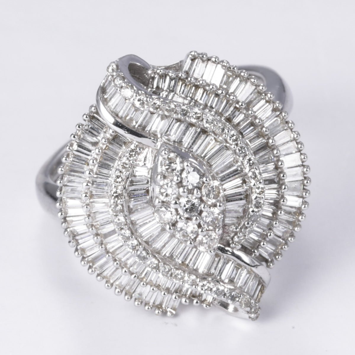 18k White Gold Fancy Diamond Ring | 1.00ctw | SZ 6.5