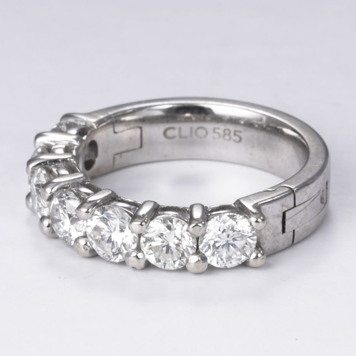 14k Single Row Diamond Ring | 2.14ctw SI1-SI2 H/I | Sz 7